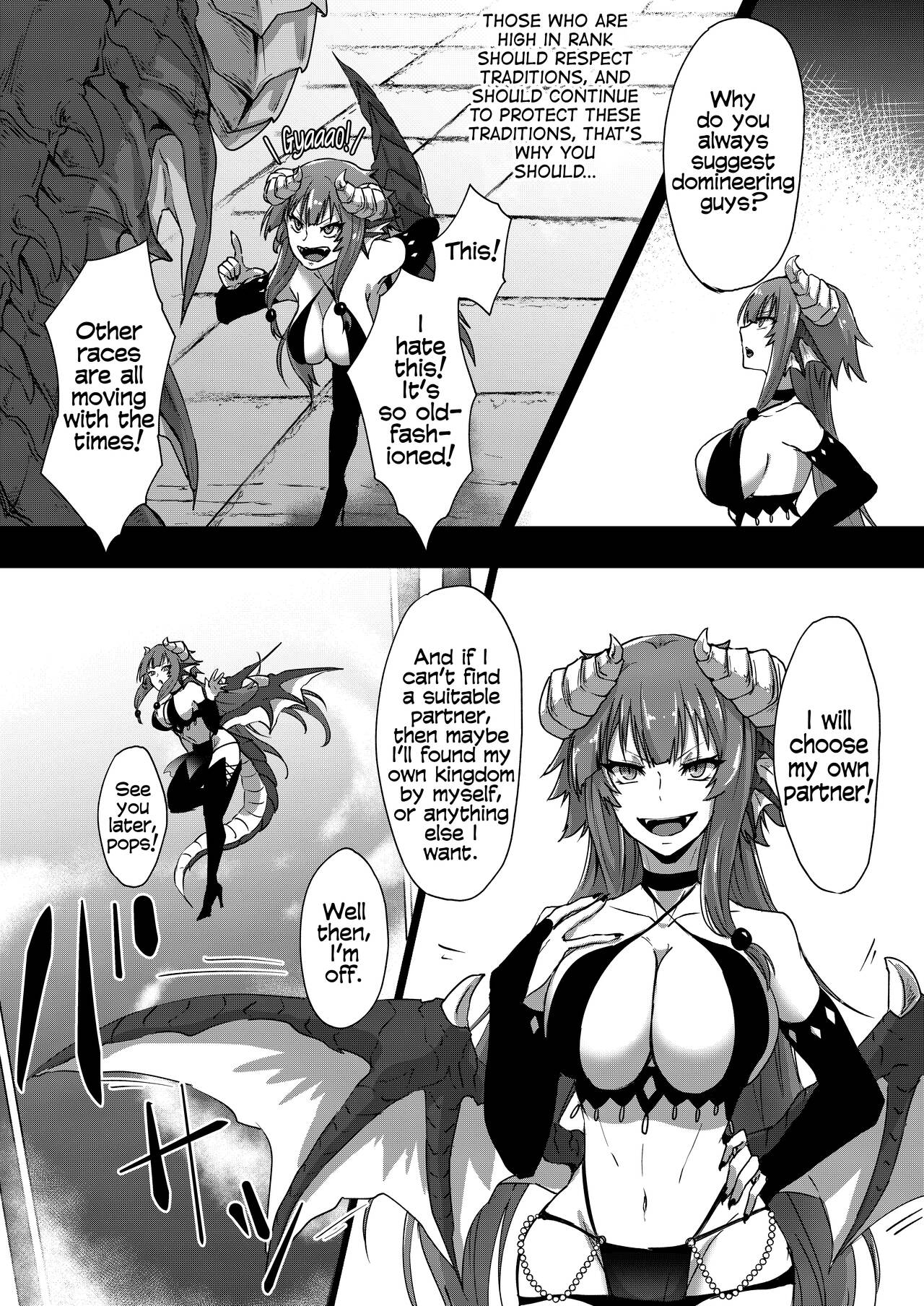 Futanari dragon-chan will teach you page 5