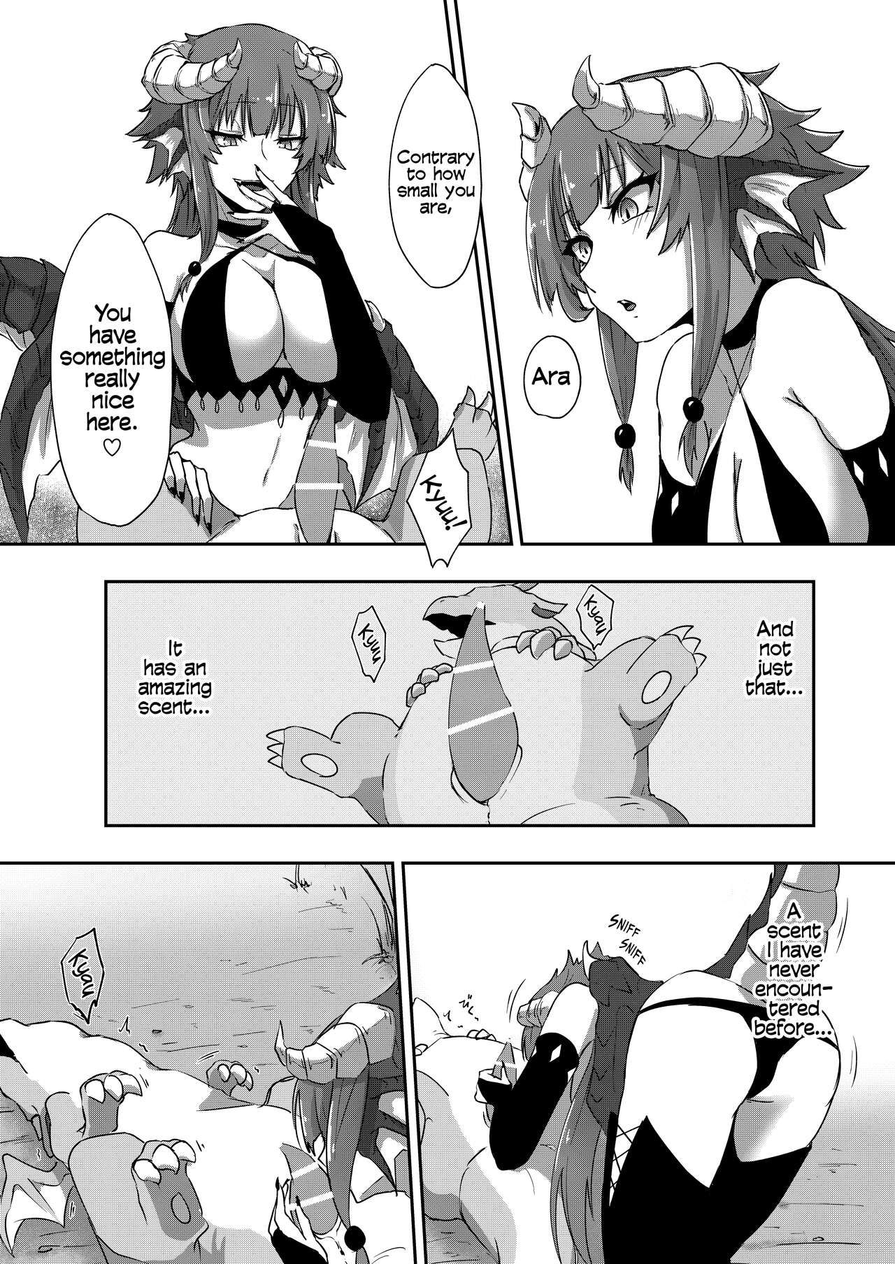 Futanari dragon-chan will teach you page 8