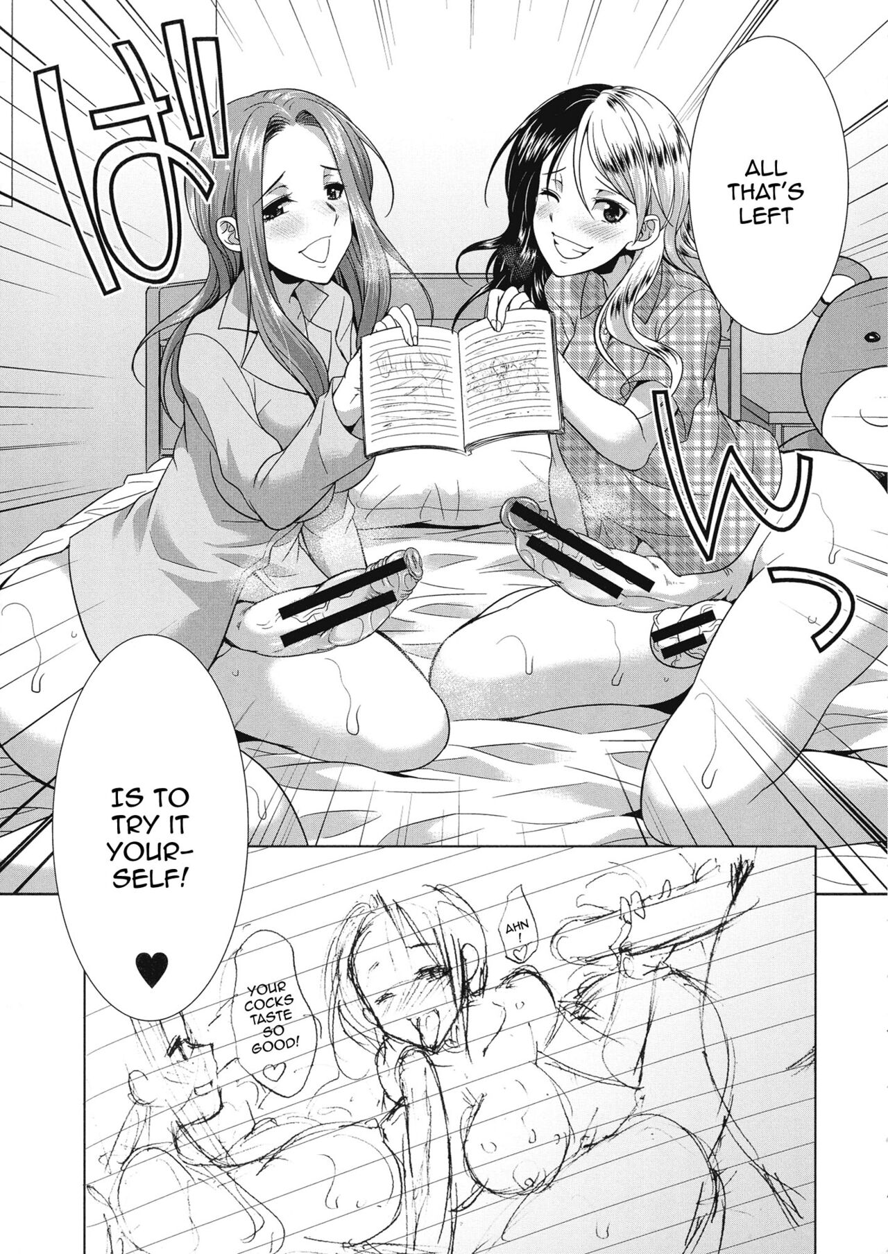 Futanari Gal vs Bitch Sisters Ch. 1-4 page 128