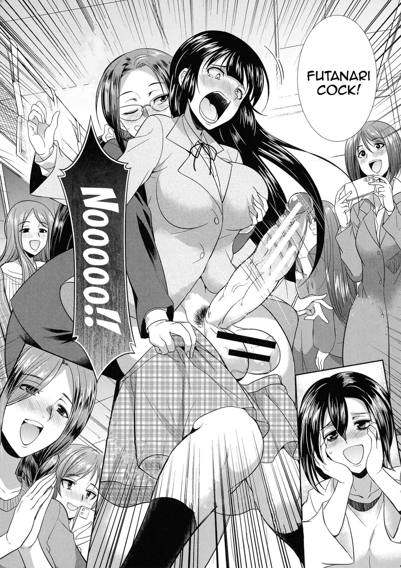 Futanari Gal vs Bitch Sisters Ch. 1-4 page 156