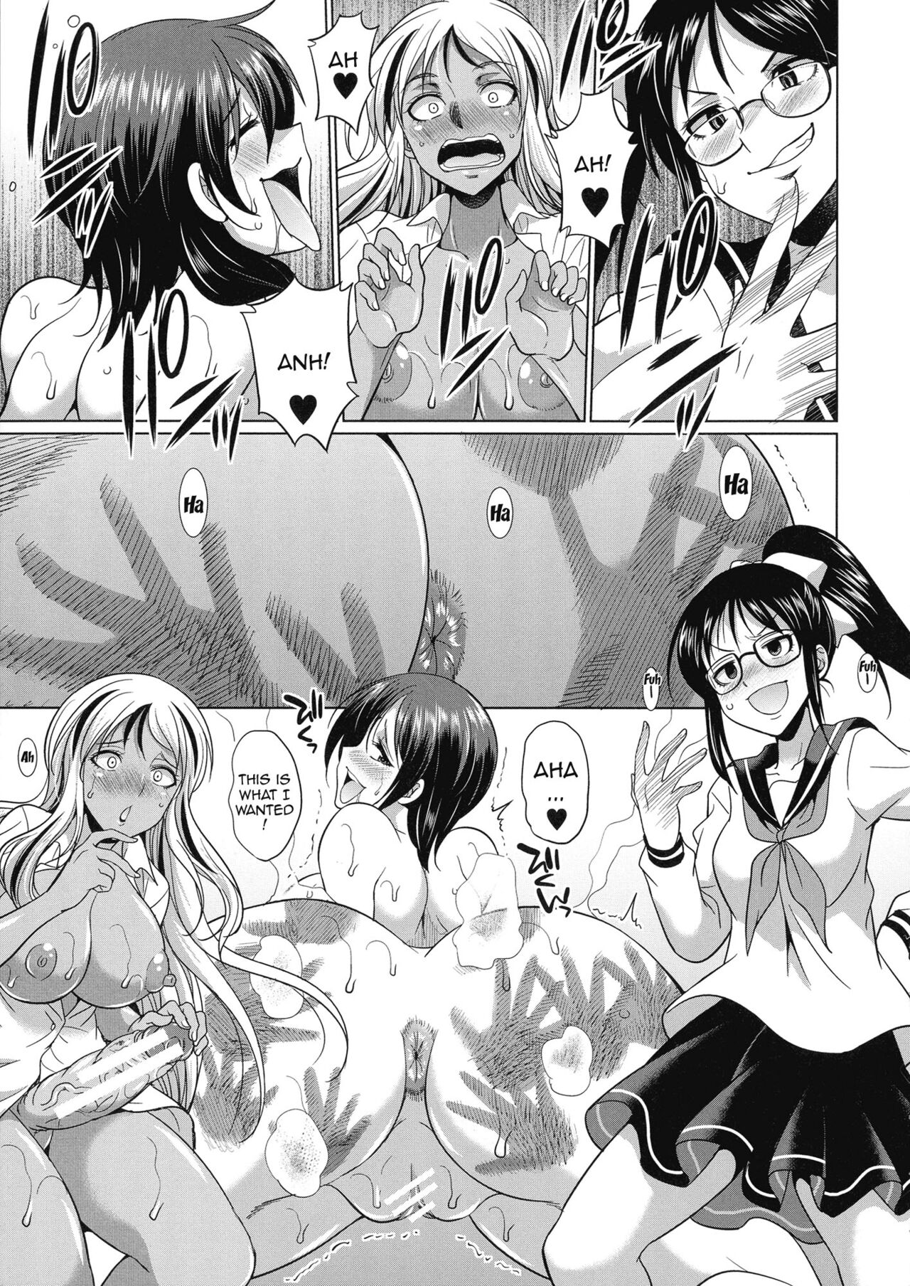 Futanari Gal vs Bitch Sisters Ch. 1-4 page 84