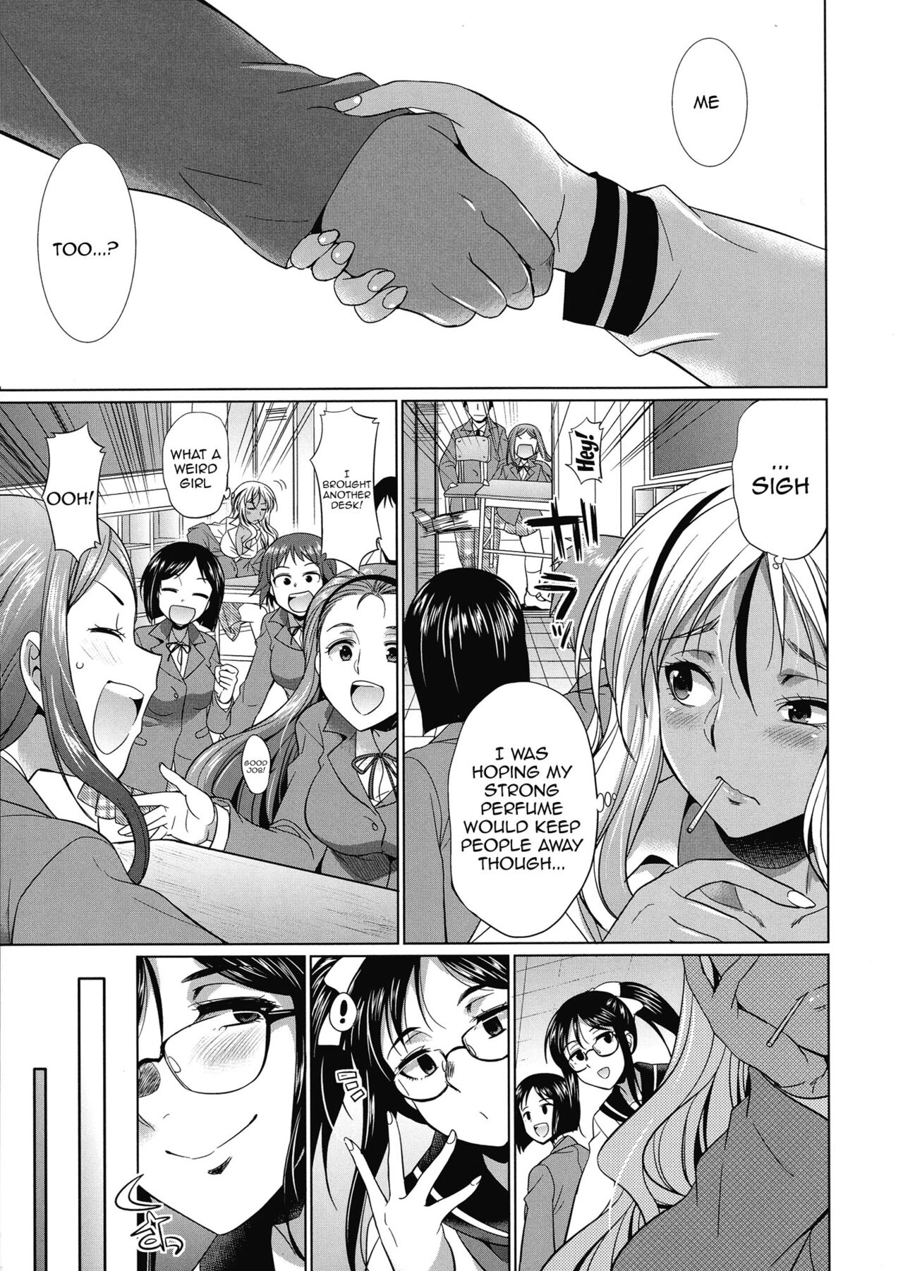 Futanari Gal vs Bitch Sisters Ch. 1 page 14