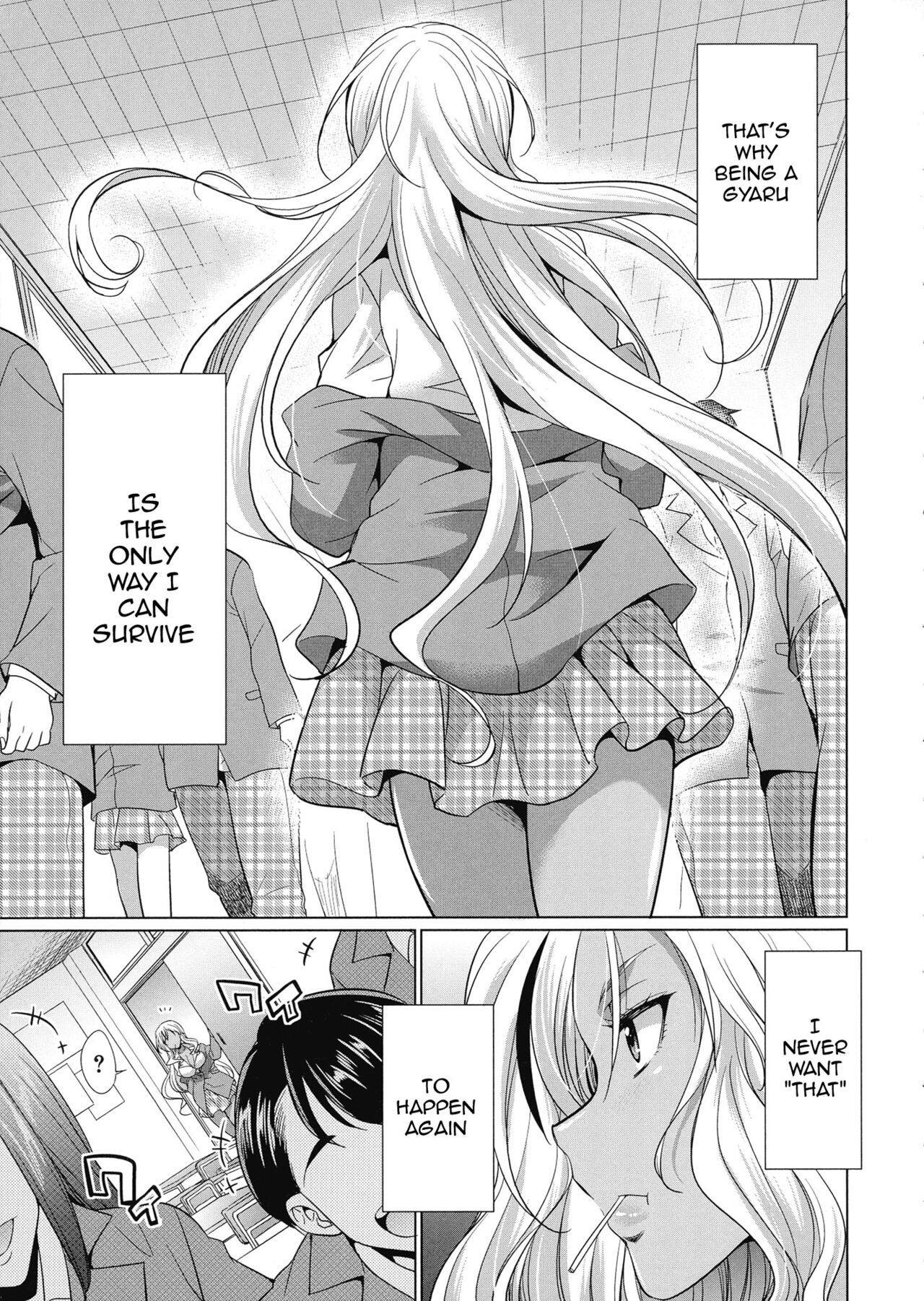 Futanari Gal vs Bitch Sisters Ch. 1 page 8