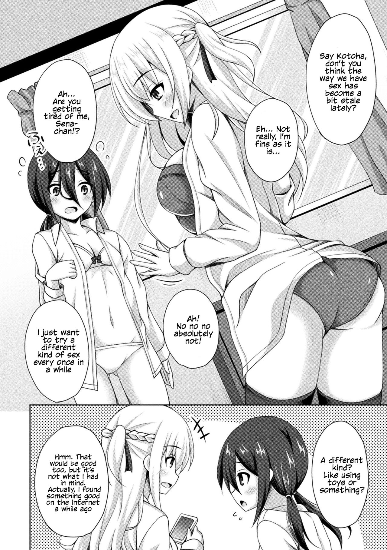 Futanari girls forcefully impregnating others with a mating press! Vol. 1 page 40