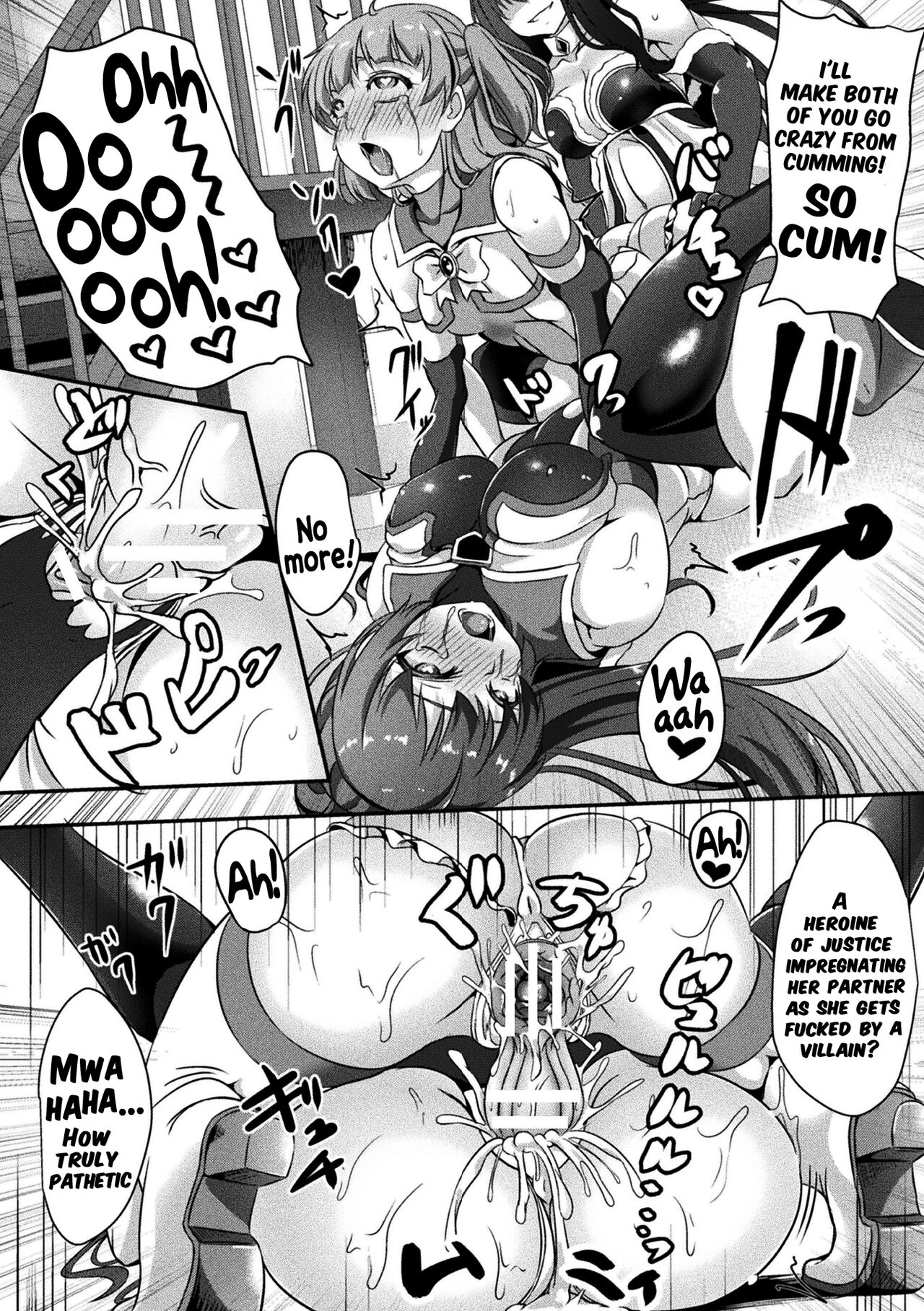 Futanari girls forcefully impregnating others with a mating press! Vol. 2 page 18