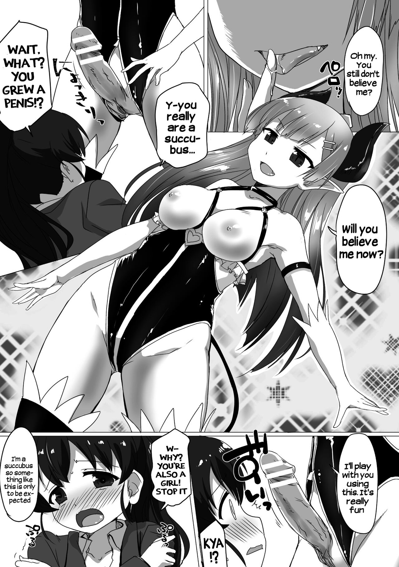 Futanari girls forcefully impregnating others with a mating press! Vol. 2 page 28