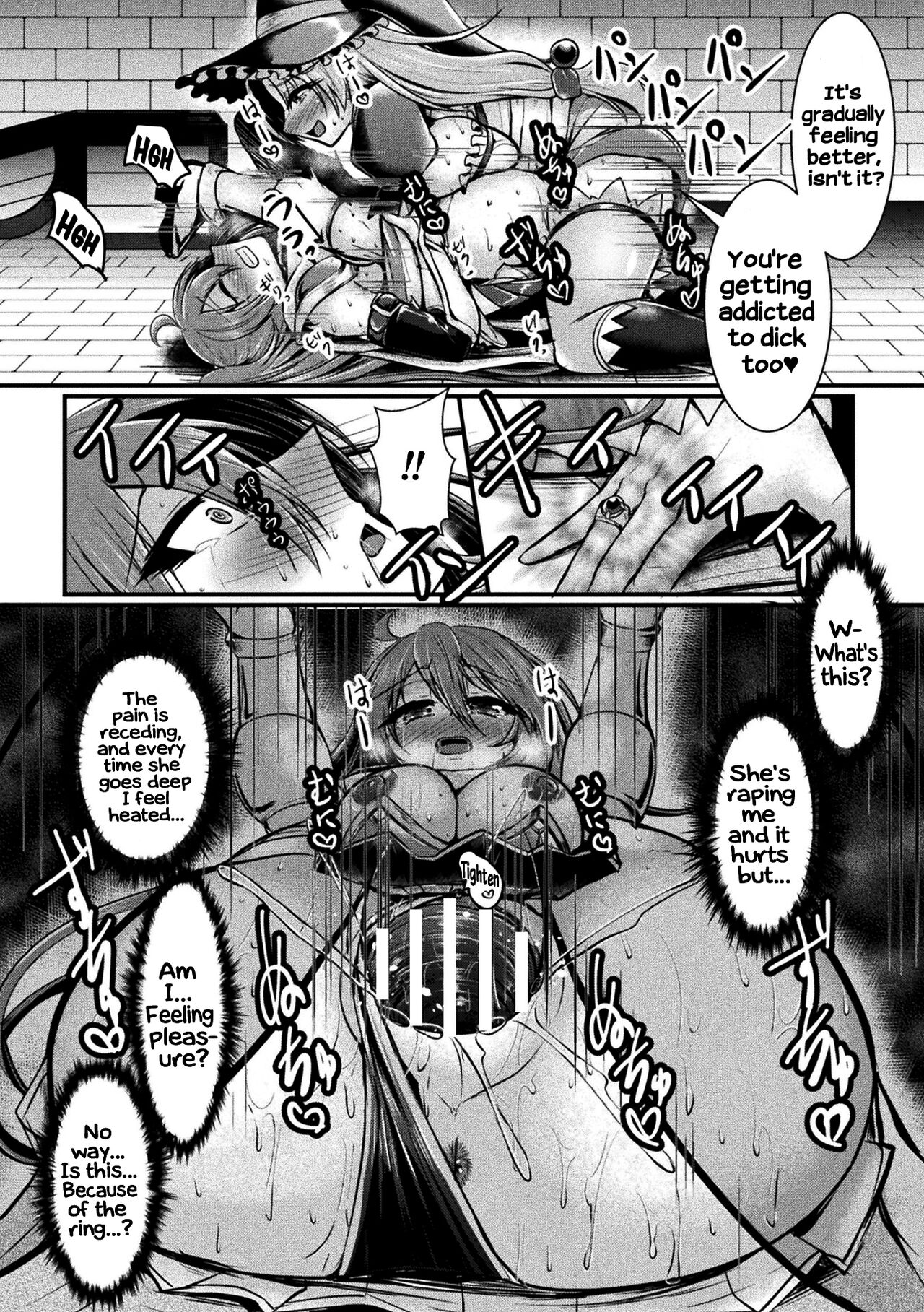 Futanari girls forcefully impregnating others with a mating press! Vol. 2 page 74