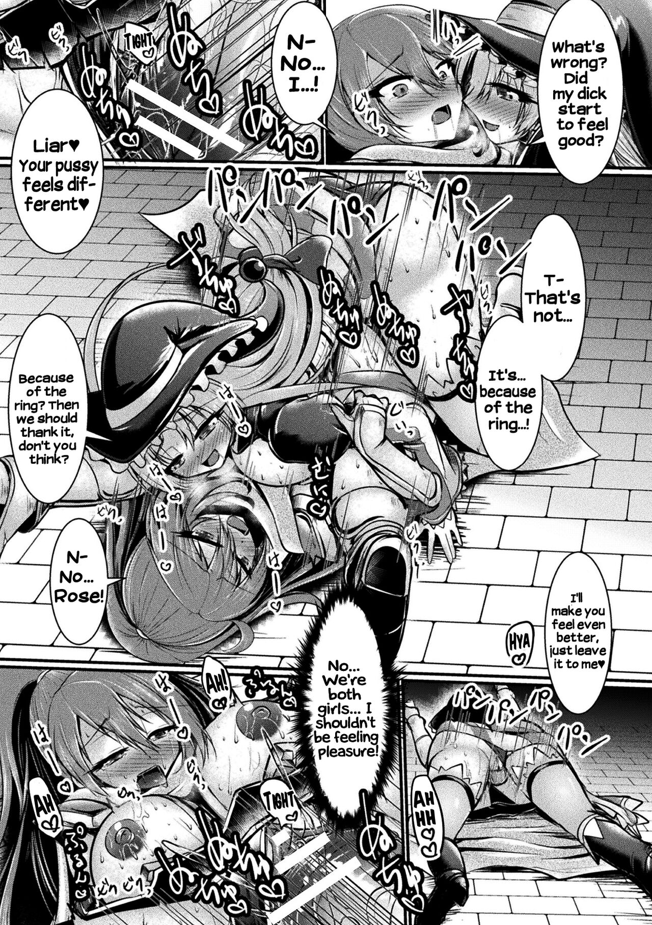 Futanari girls forcefully impregnating others with a mating press! Vol. 2 page 75