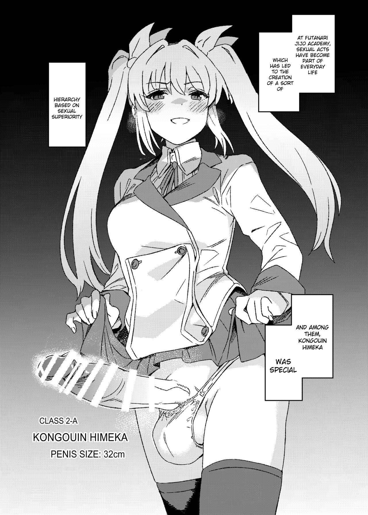 Futanari Jijo Gakuen Gakunai Report page 9