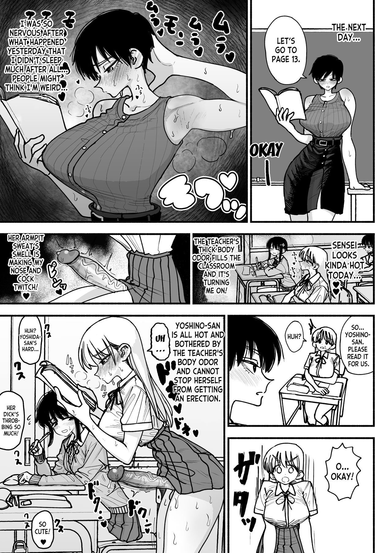 Futanari Joshikou no Onaho ~Itsudemo Sex Sasete Kureru Kiyowa de Yasashii Koushinchou Kyonyuu Sensei~ page 29
