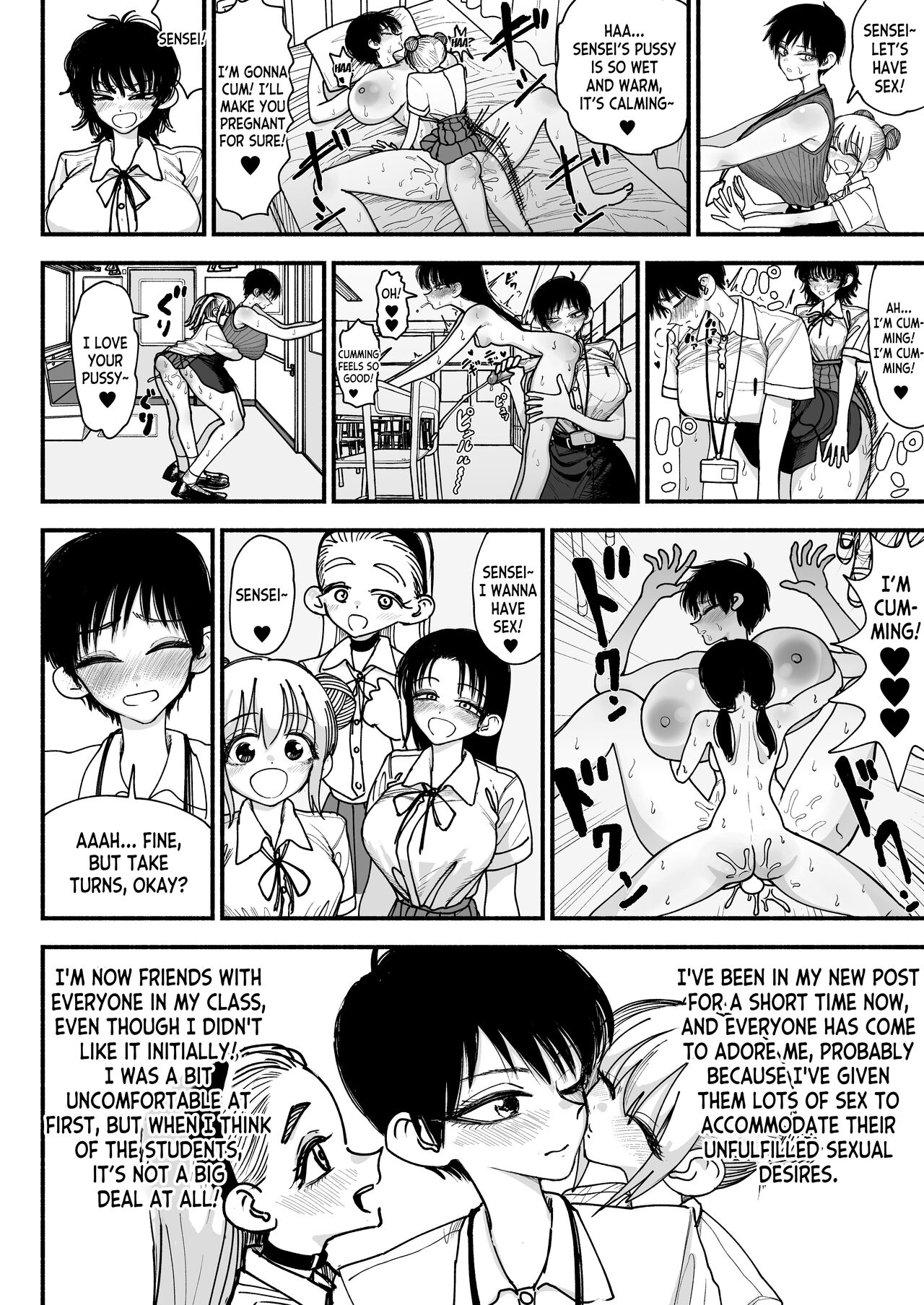 Futanari Joshikou no Onaho ~Itsudemo Sex Sasete Kureru Kiyowa de Yasashii Koushinchou Kyonyuu Sensei~ page 36