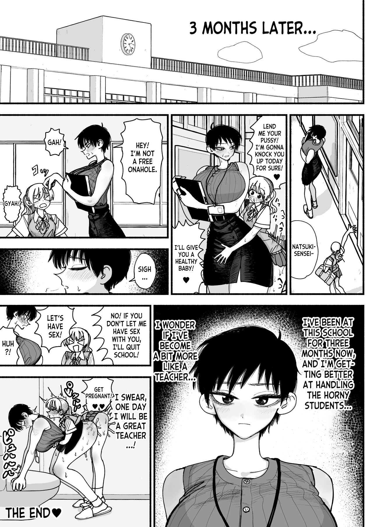Futanari Joshikou no Onaho ~Itsudemo Sex Sasete Kureru Kiyowa de Yasashii Koushinchou Kyonyuu Sensei~ page 59