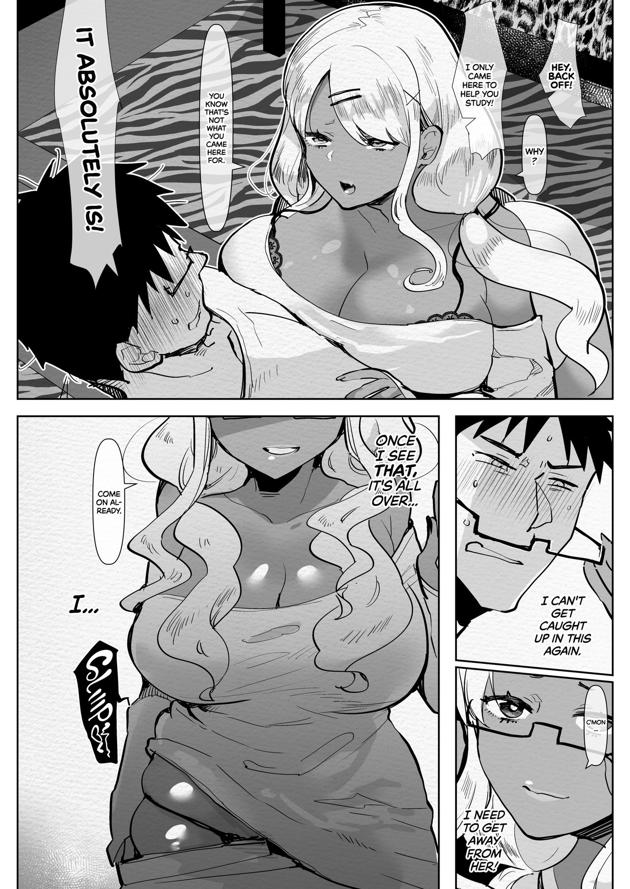 Futanari Kyokon Kuro Gal Kanojo to Benkyou Oheya Date da to Omottara Soku Onaho Atsukai Fukujuu Gyaku Anal nante... page 5