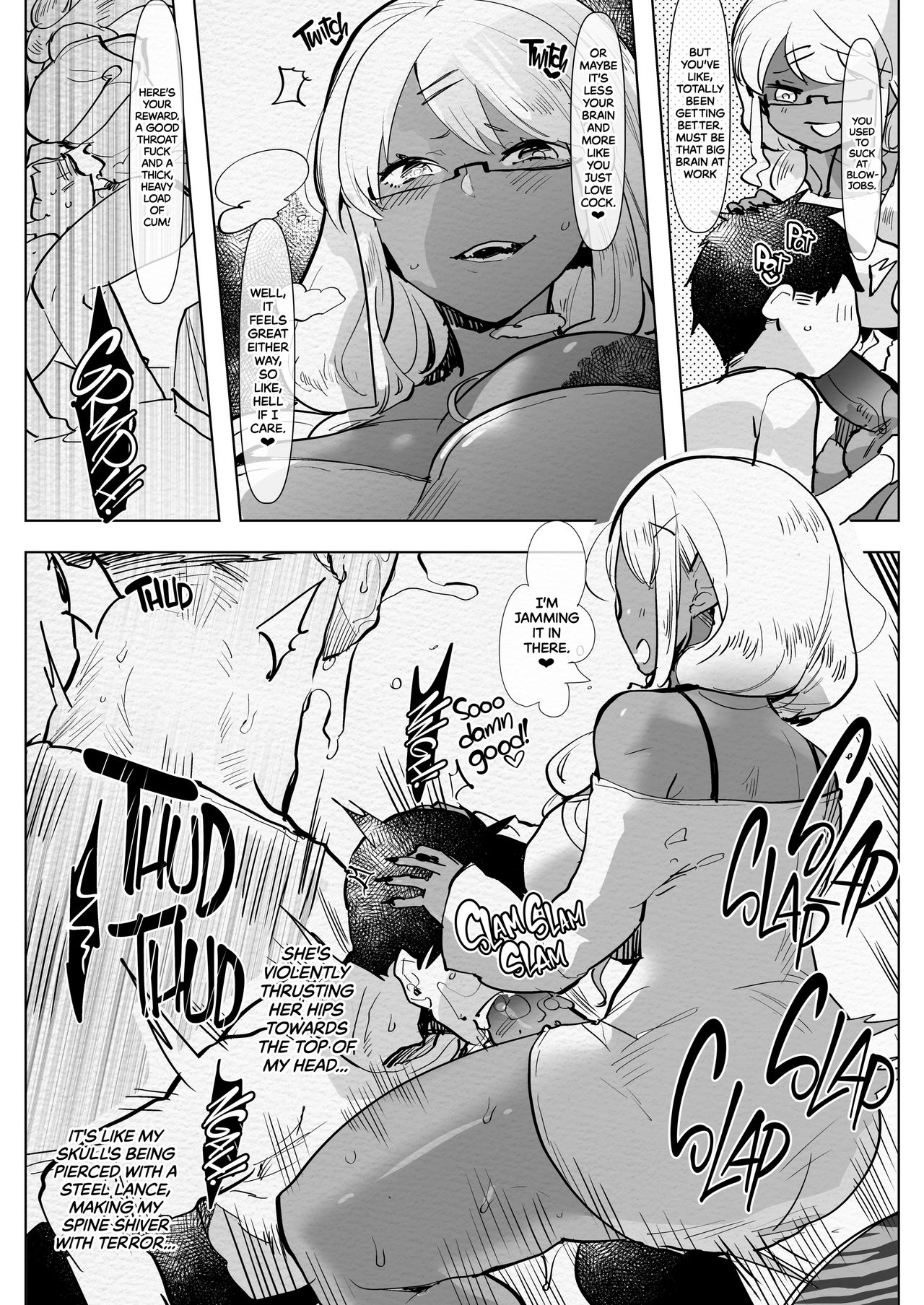 Futanari Kyokon Kuro Gal Kanojo to Benkyou Oheya Date da to Omottara Soku Onaho Atsukai Fukujuu Gyaku Anal nante... page 9