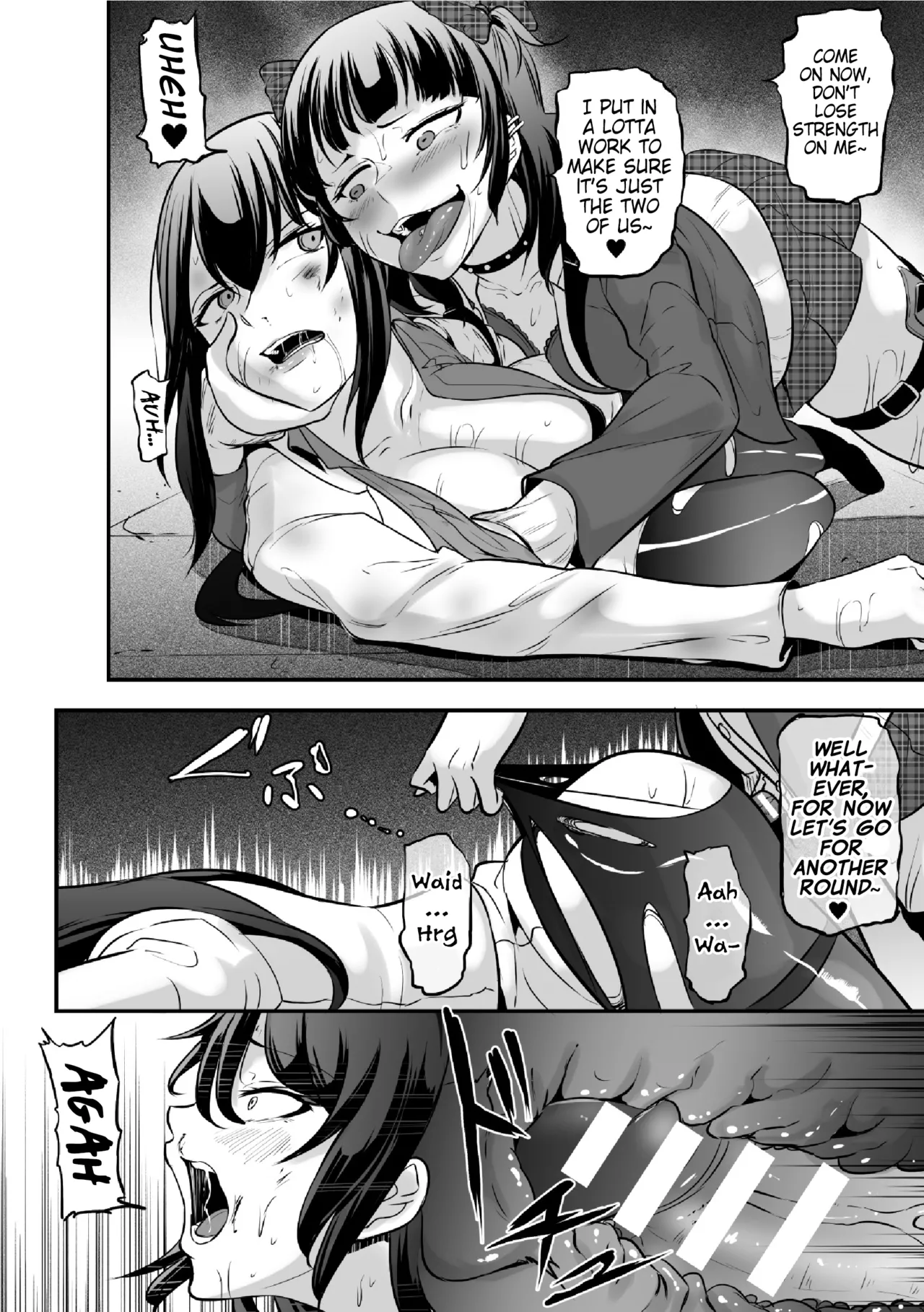 Futanari Lesbian Impregnation, Forced Fertilization from Getting Fucked Woman Dick! page 16