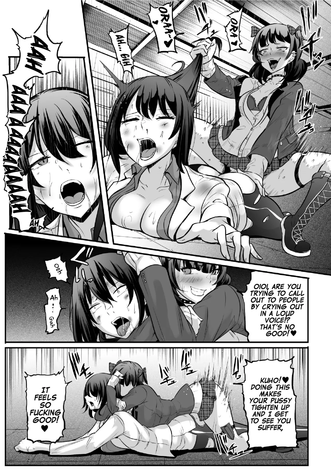 Futanari Lesbian Impregnation, Forced Fertilization from Getting Fucked Woman Dick! page 17