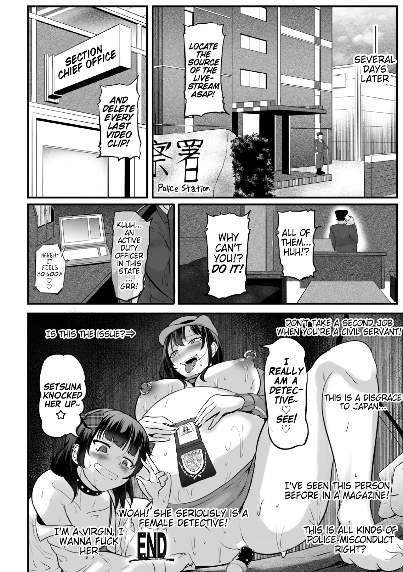 Futanari Lesbian Impregnation, Forced Fertilization from Getting Fucked Woman Dick! page 26