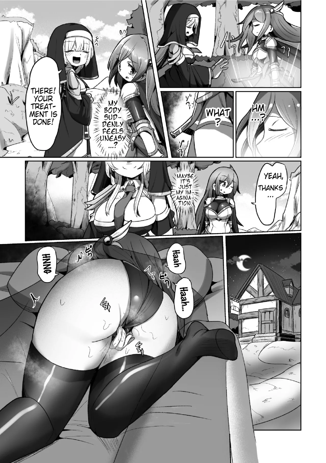 Futanari Lesbian Impregnation, Forced Fertilization from Getting Fucked Woman Dick! page 53