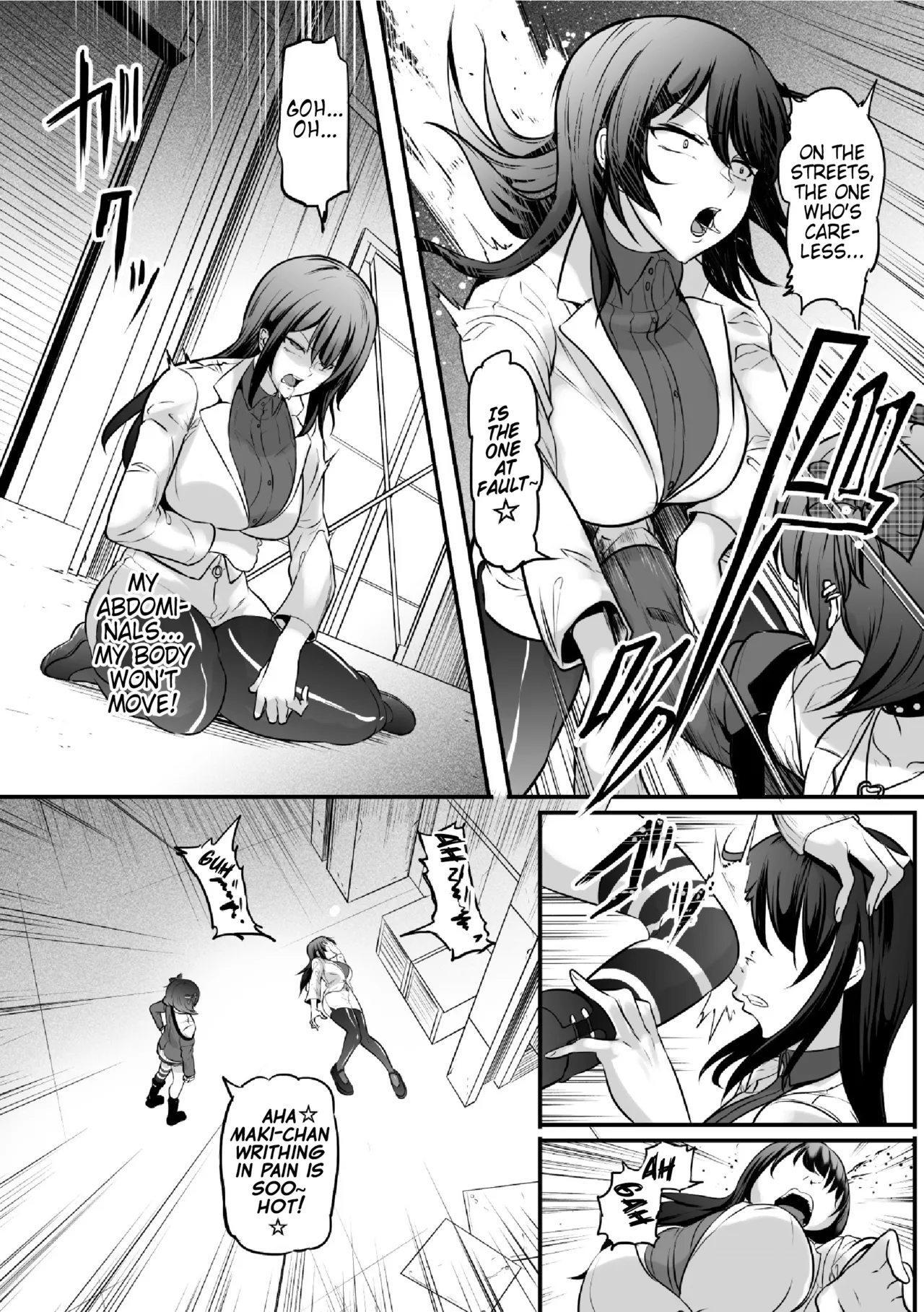 Futanari Lesbian Impregnation, Forced Fertilization from Getting Fucked Woman Dick! page 8