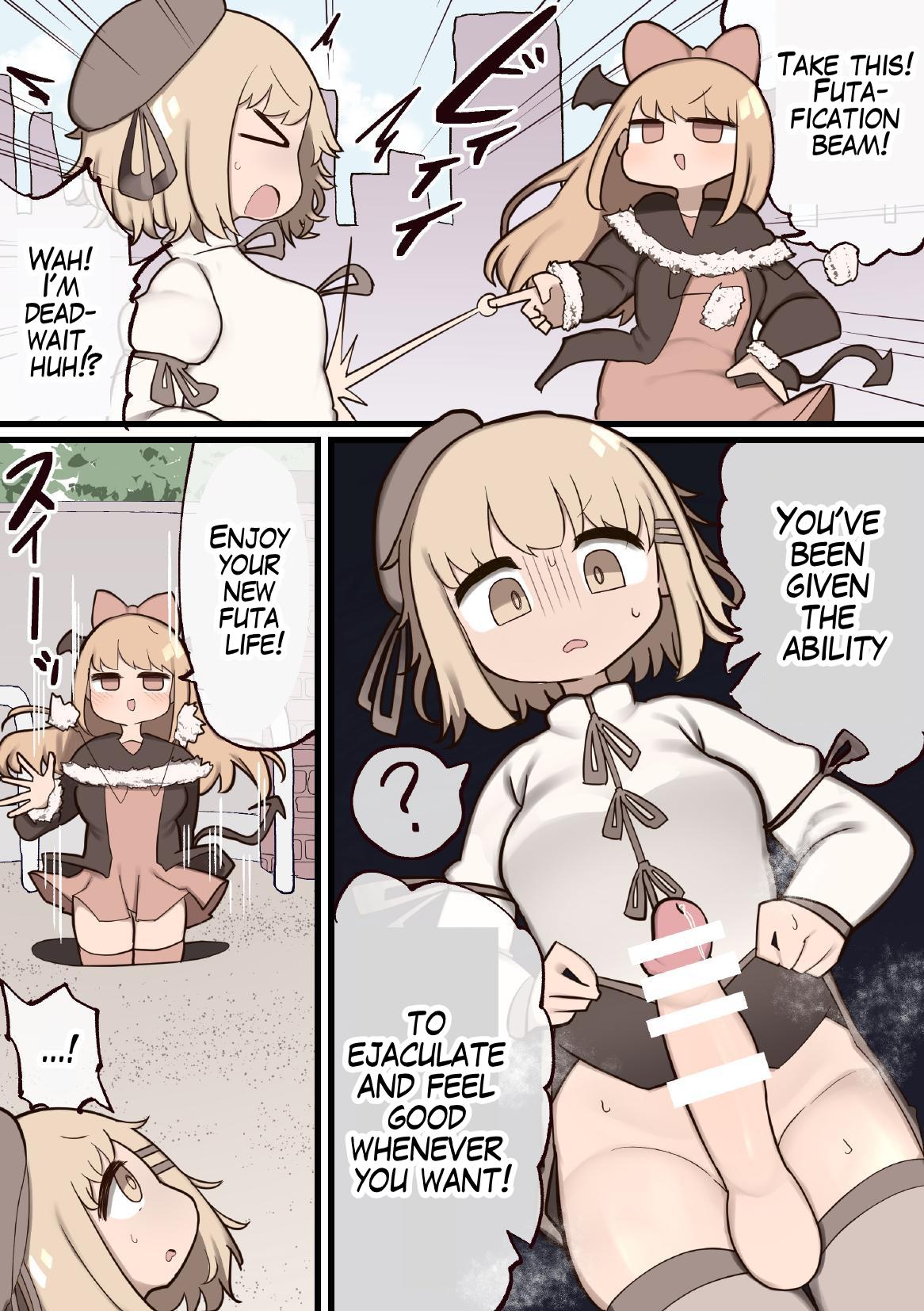 Futanari Magical Girl ~The Enemy Gave Me a Dick So We Might as Well Fuck?~ page 4