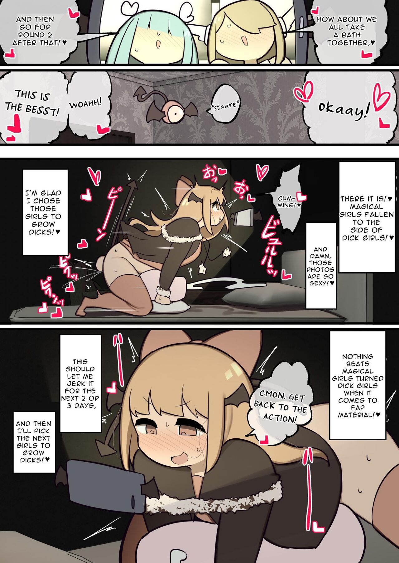 Futanari Magical Girls ~Grow Dicks and Have Their Way With Their Fans~ page 34