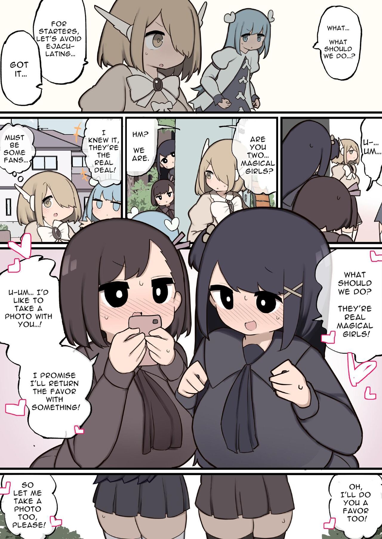 Futanari Magical Girls ~Grow Dicks and Have Their Way With Their Fans~ page 4