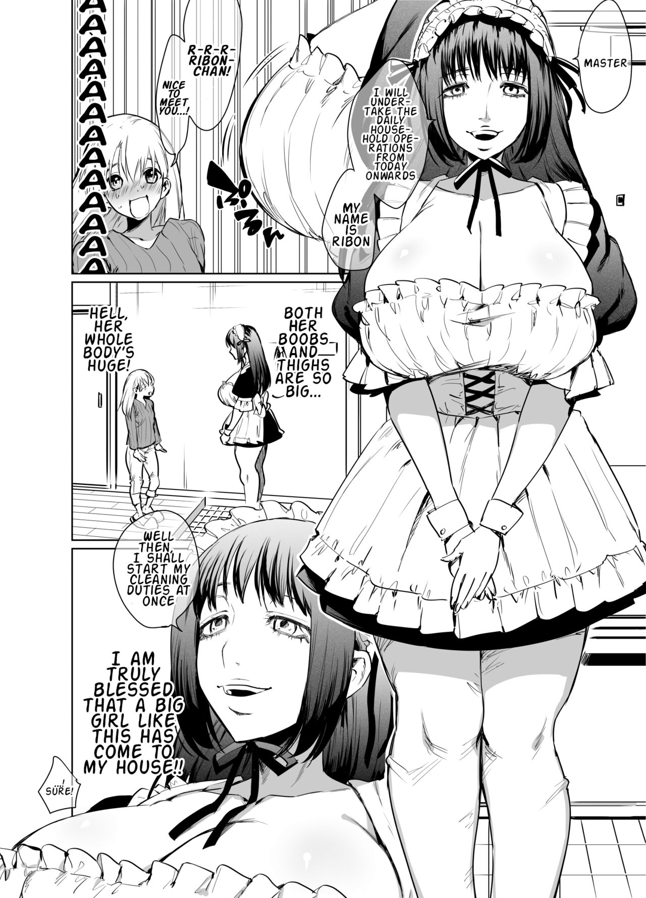 Futanari Maid no Ribon-chan page 3