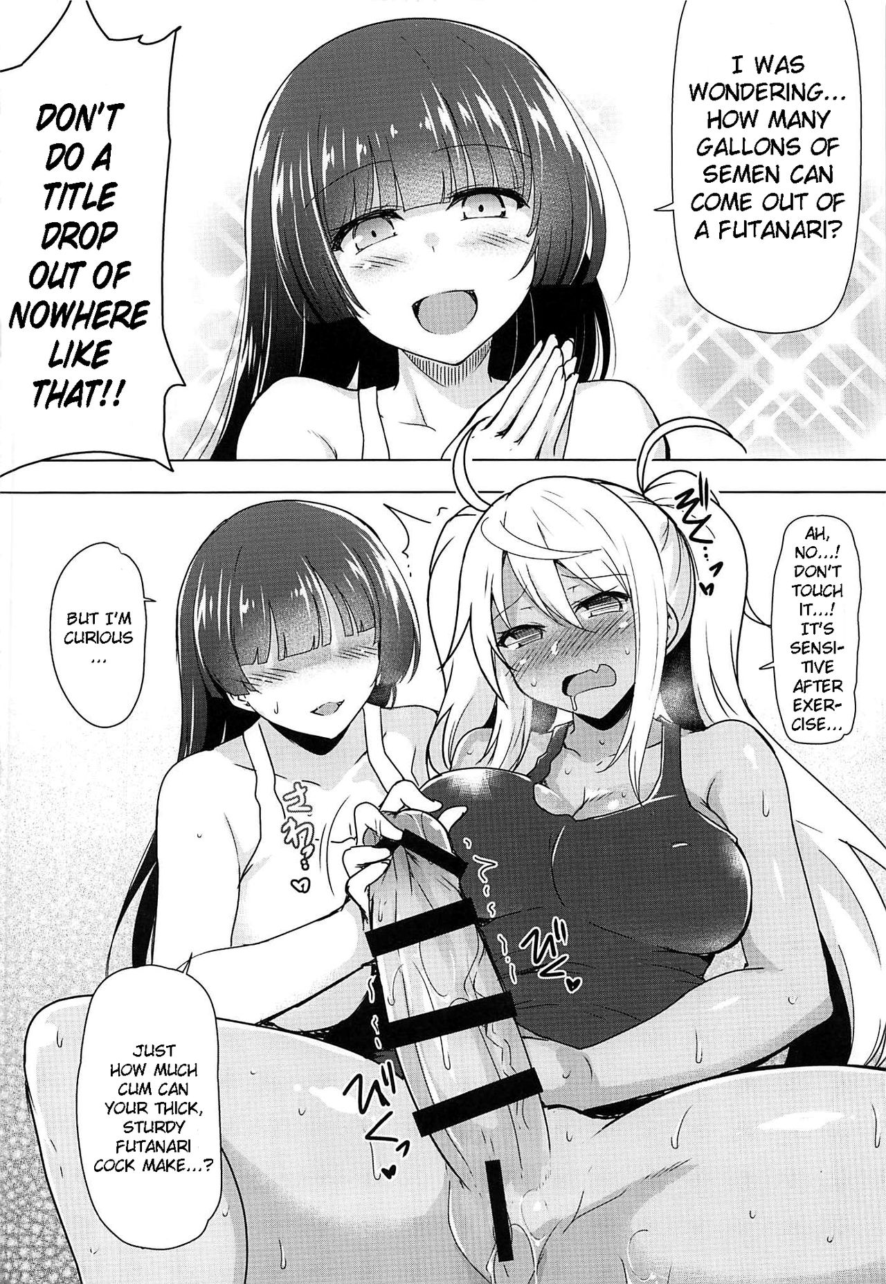 Futanari Nan Gallon Daseru? - How Dany Gallons Does Her Semen Comes Out? page 8