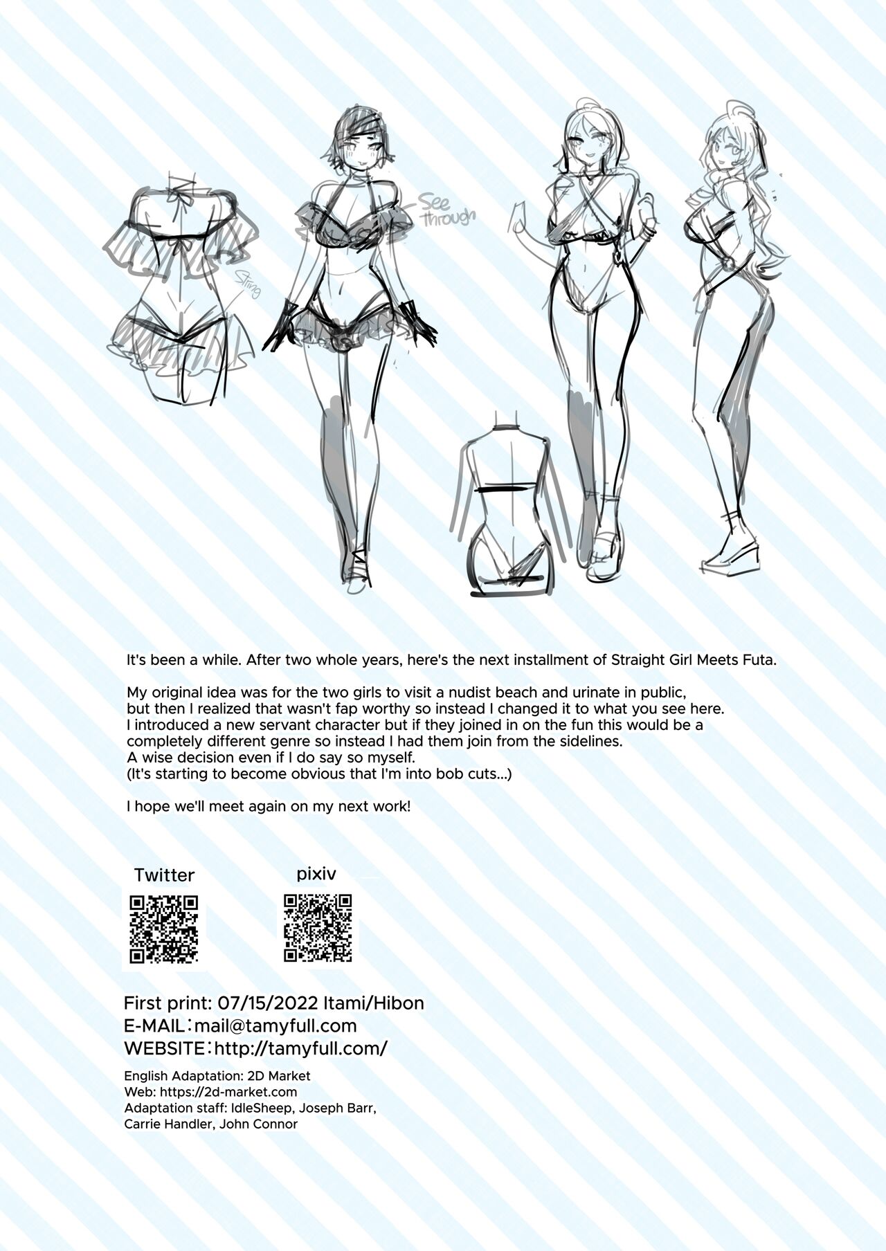 Futanari-san to Nonke-san Vacance Hen page 38