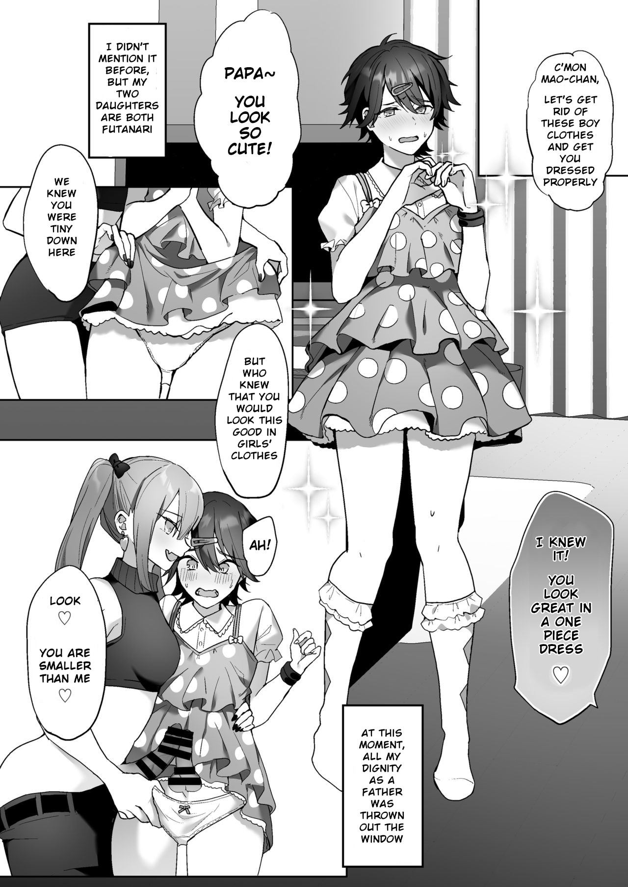 Futanari Shimai to Netorare Musume Ochi Papa page 5