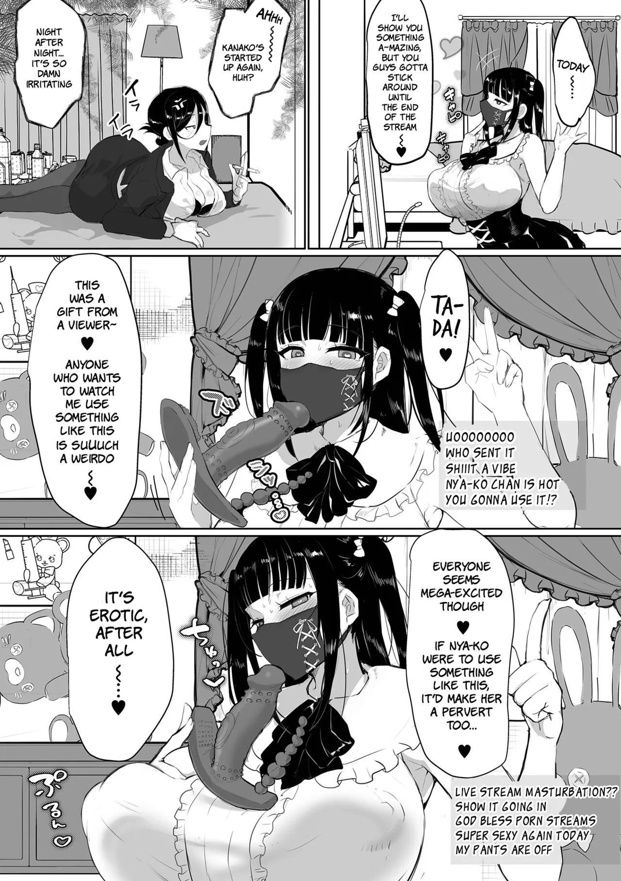 Futanari Streamer's Destructive, Perverted Masturbation Broadcast page 3