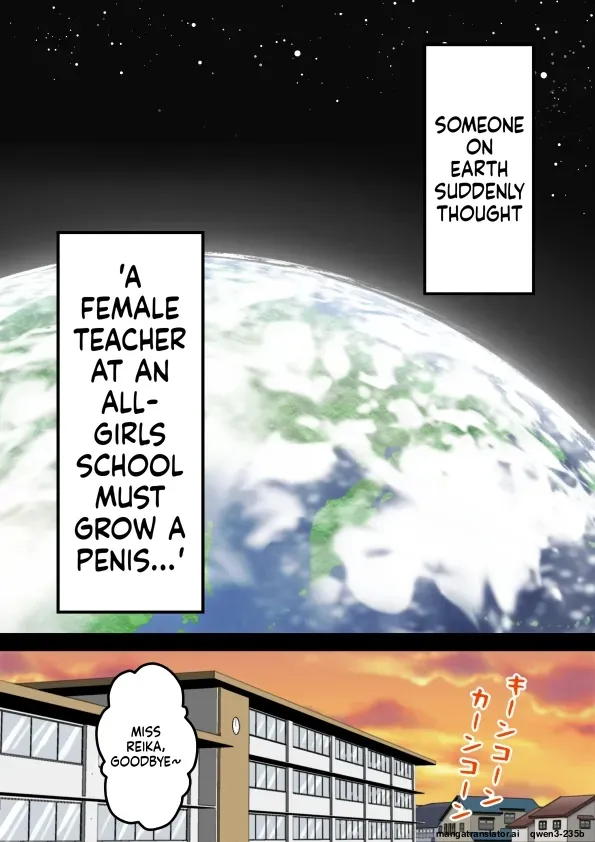Futanari Teacher at a Girls' School Destroys the Class with Her Cock page 3