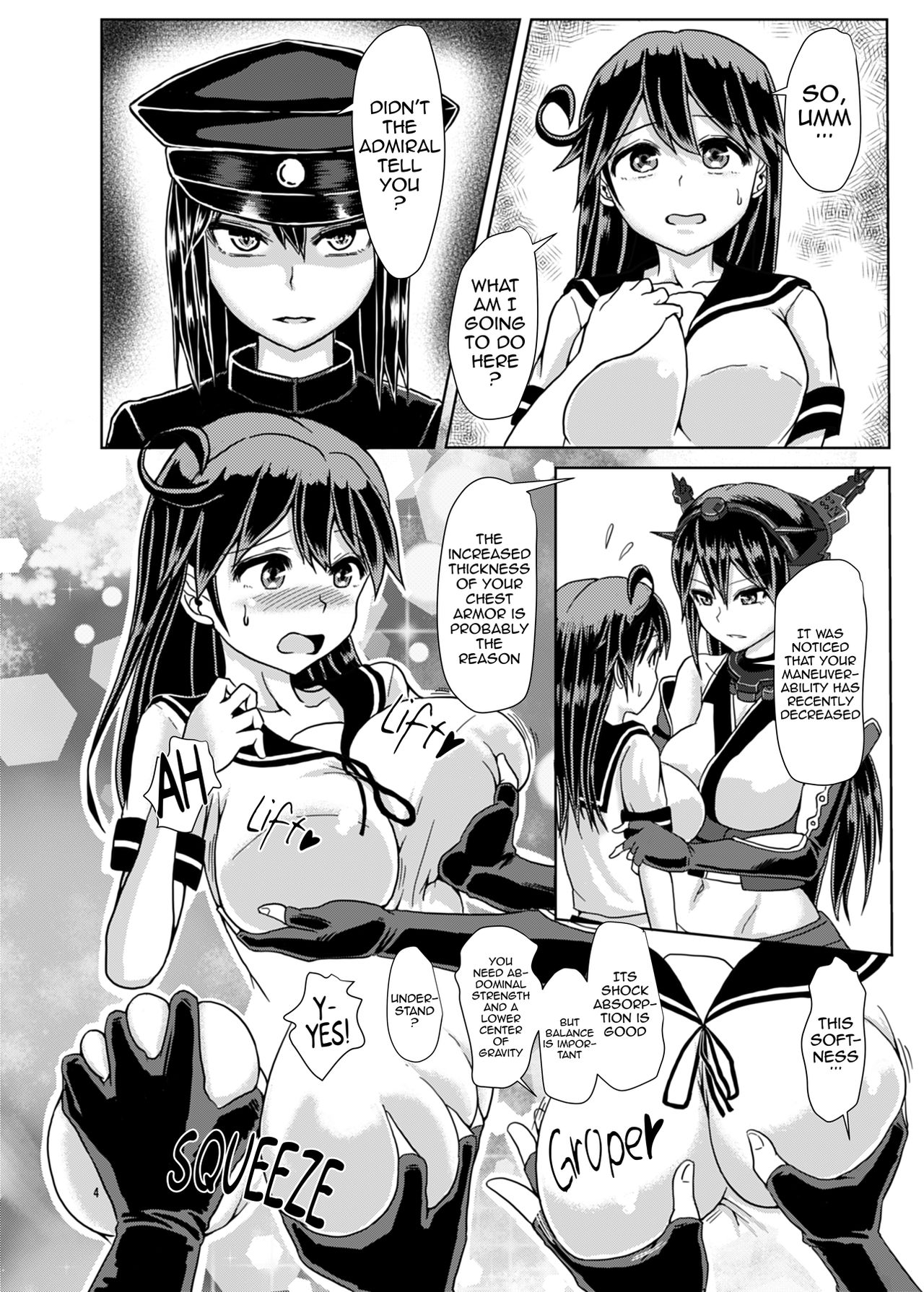 Futanari Ushio's Naked Training -Kantore! page 3