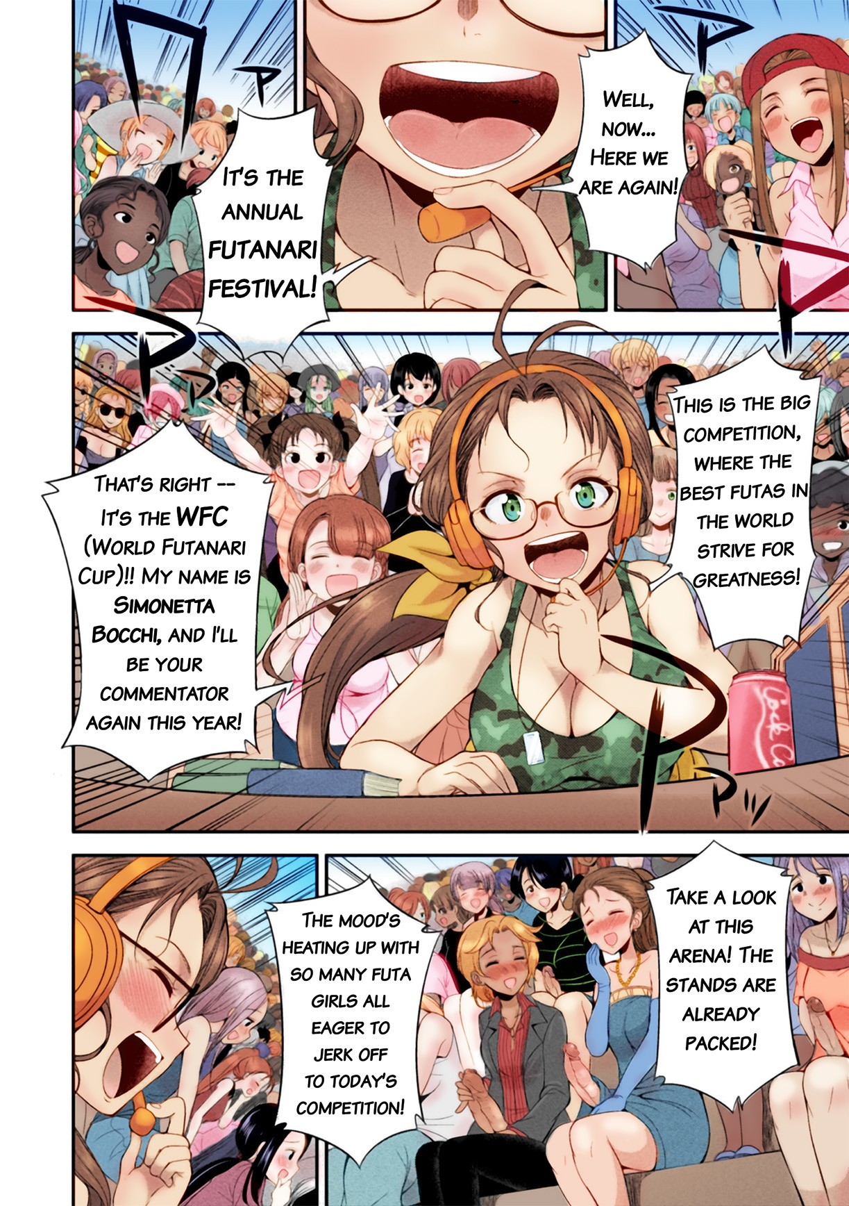 Futanarijima ~The Queen of Penis~ Ch. 1 page 14