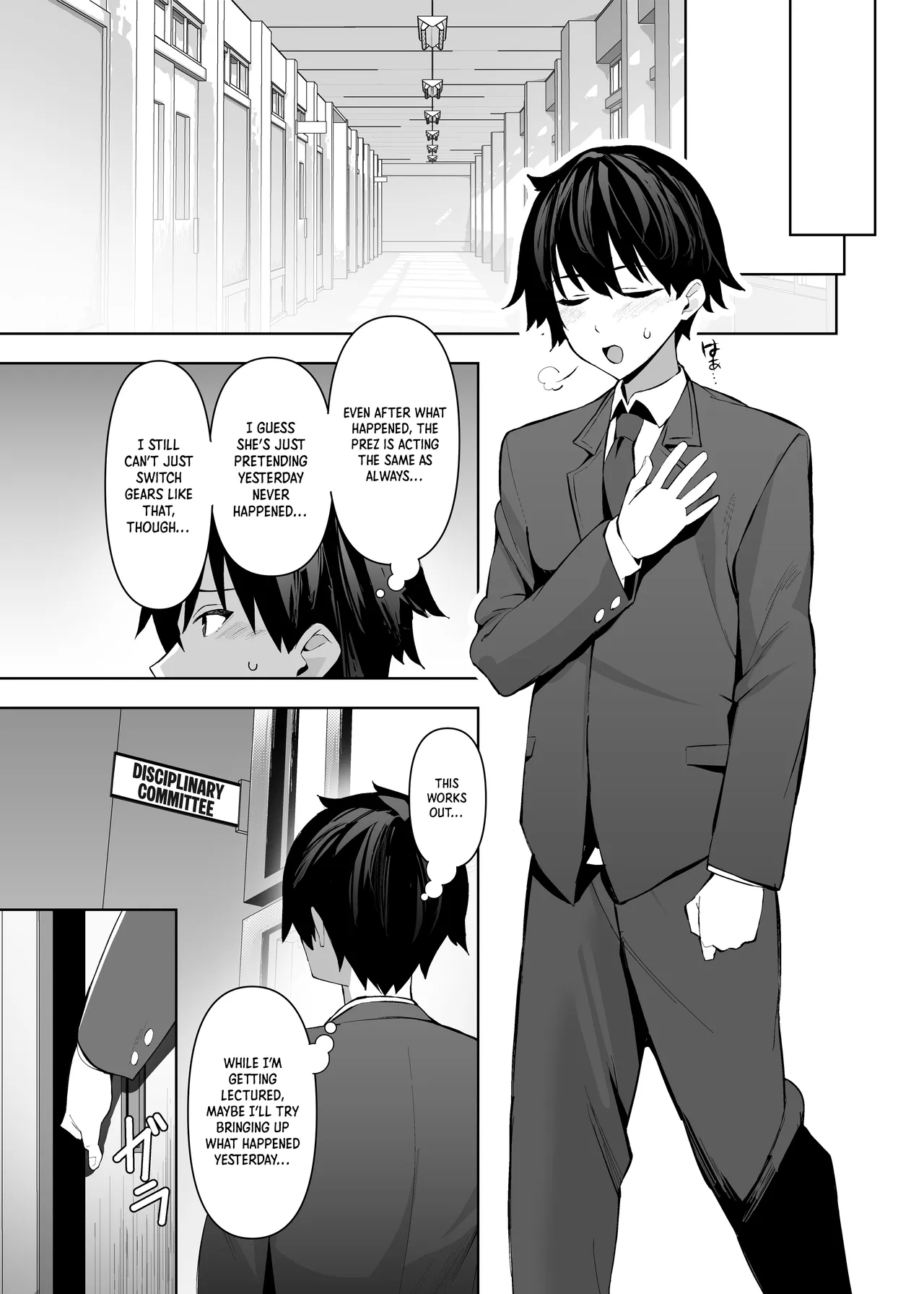 Fuuki Iinchou (Kyonyuu) wa Sekkyokuteki｜The (Busty) Disciplinary Committee President Takes the Lead page 22