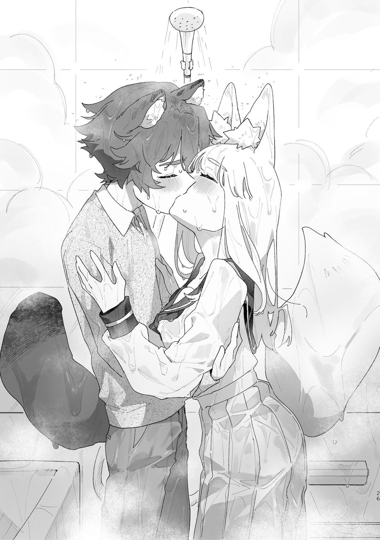 ♂ ga uke. Kitsune-chan × tanuki-kun page 27
