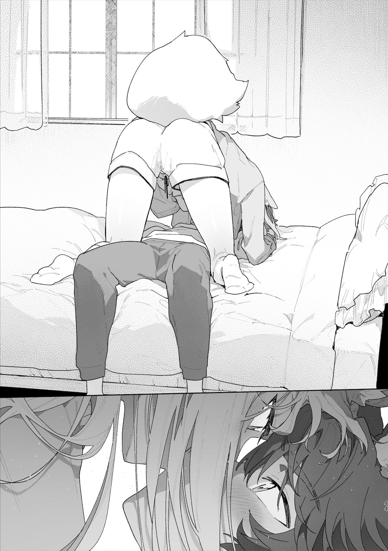 ♂ ga uke. Kitsune-chan × tanuki-kun page 45