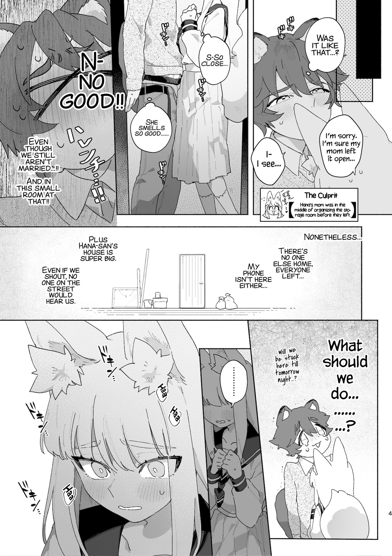 ♂ ga uke. Kitsune-chan × tanuki-kun page 5