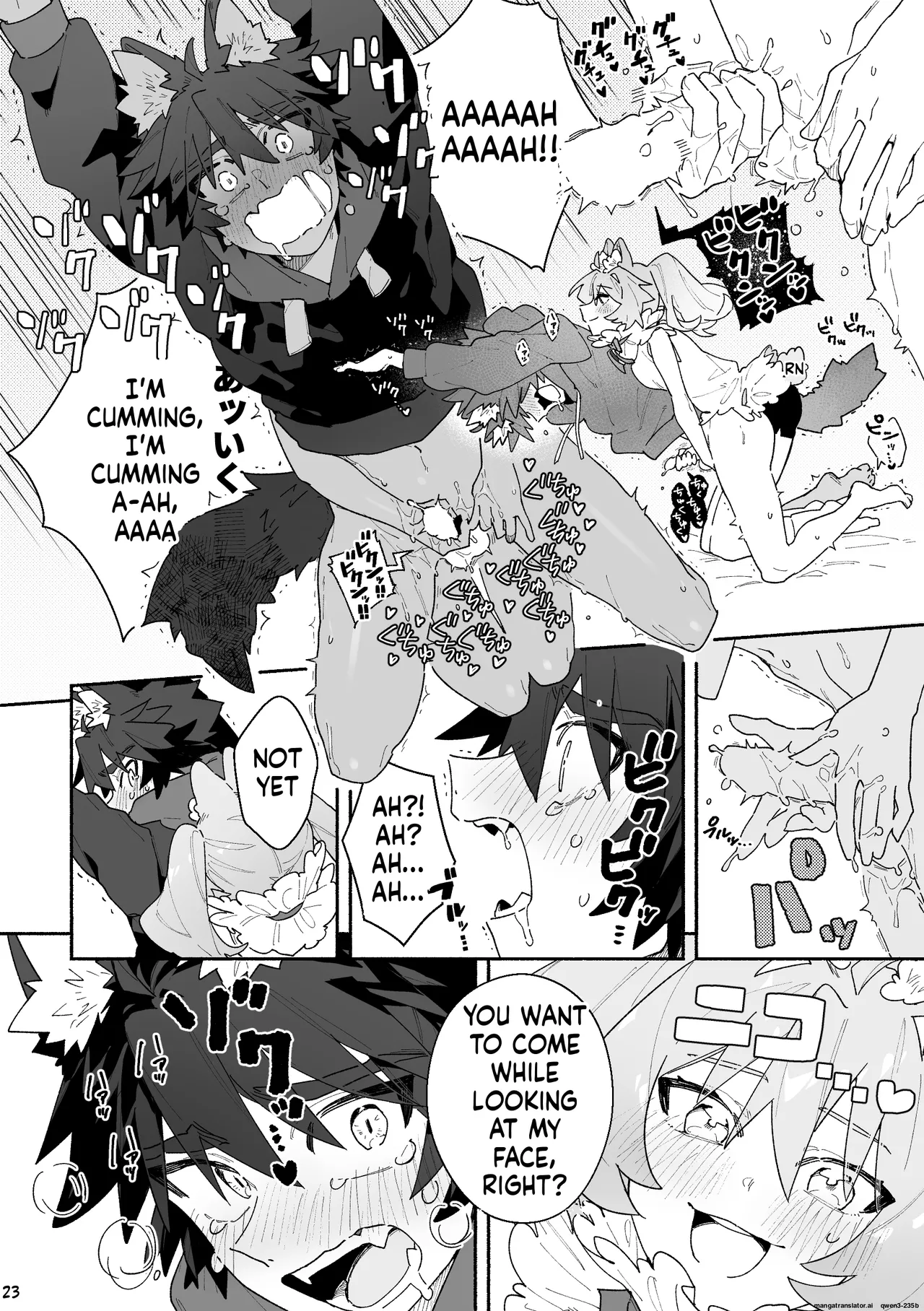 ♂ ga Uke. Usagi-chan x Ookami-kun page 23