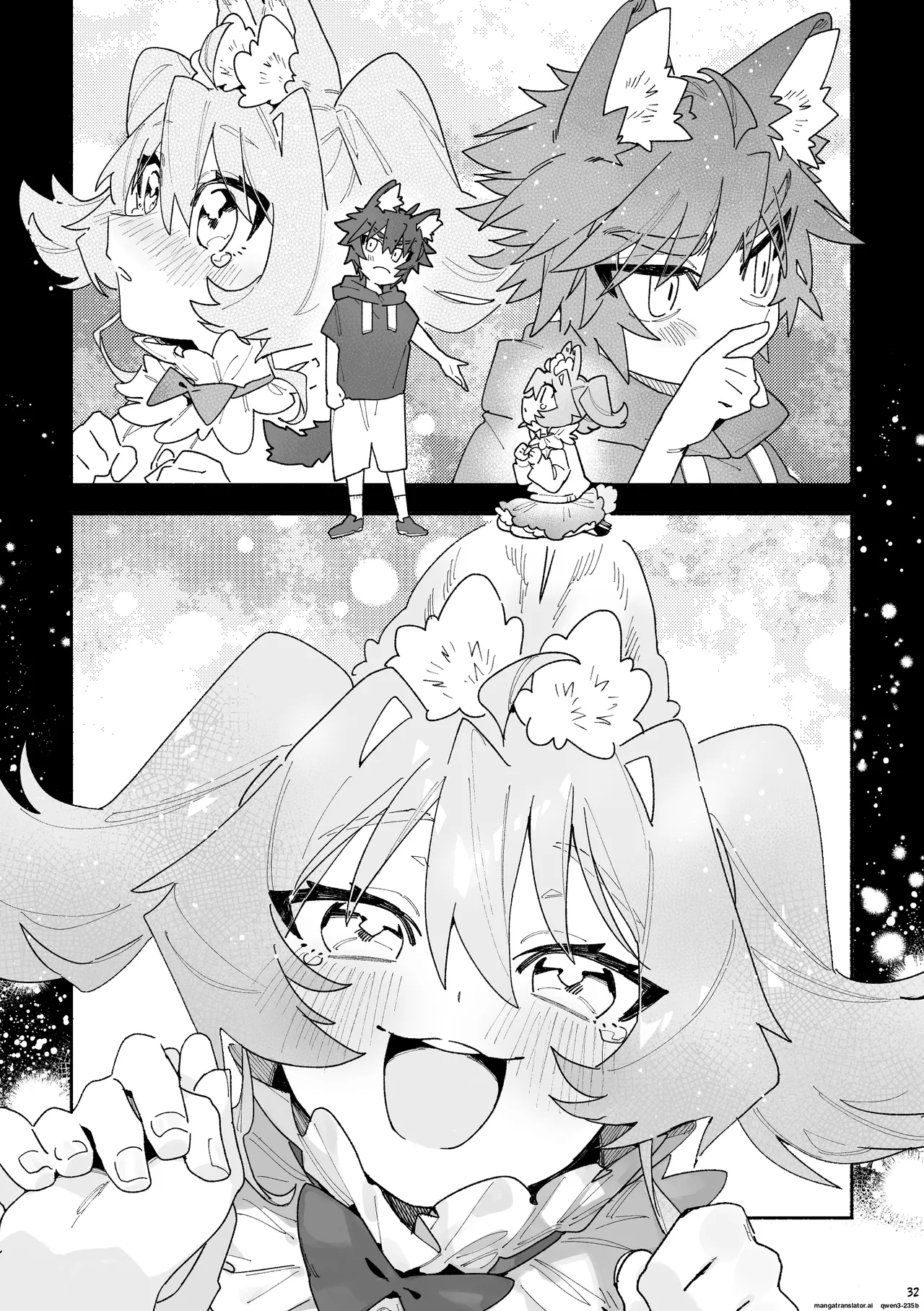 ♂ ga Uke. Usagi-chan x Ookami-kun page 32