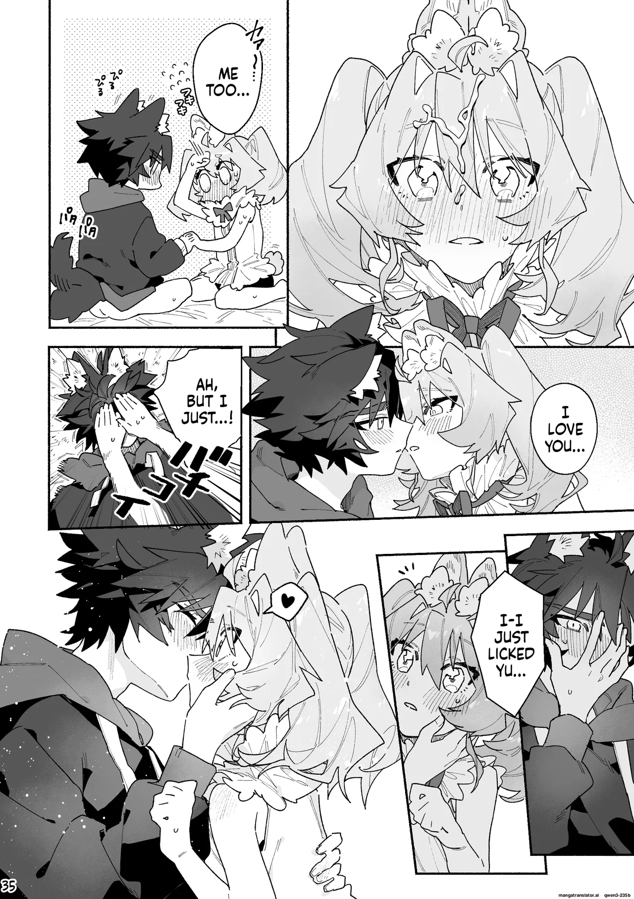 ♂ ga Uke. Usagi-chan x Ookami-kun page 35