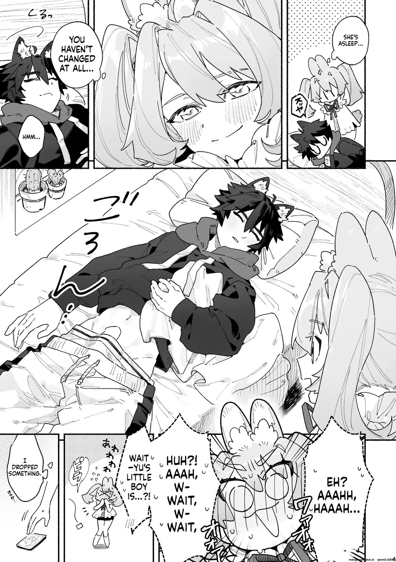 ♂ ga Uke. Usagi-chan x Ookami-kun page 4