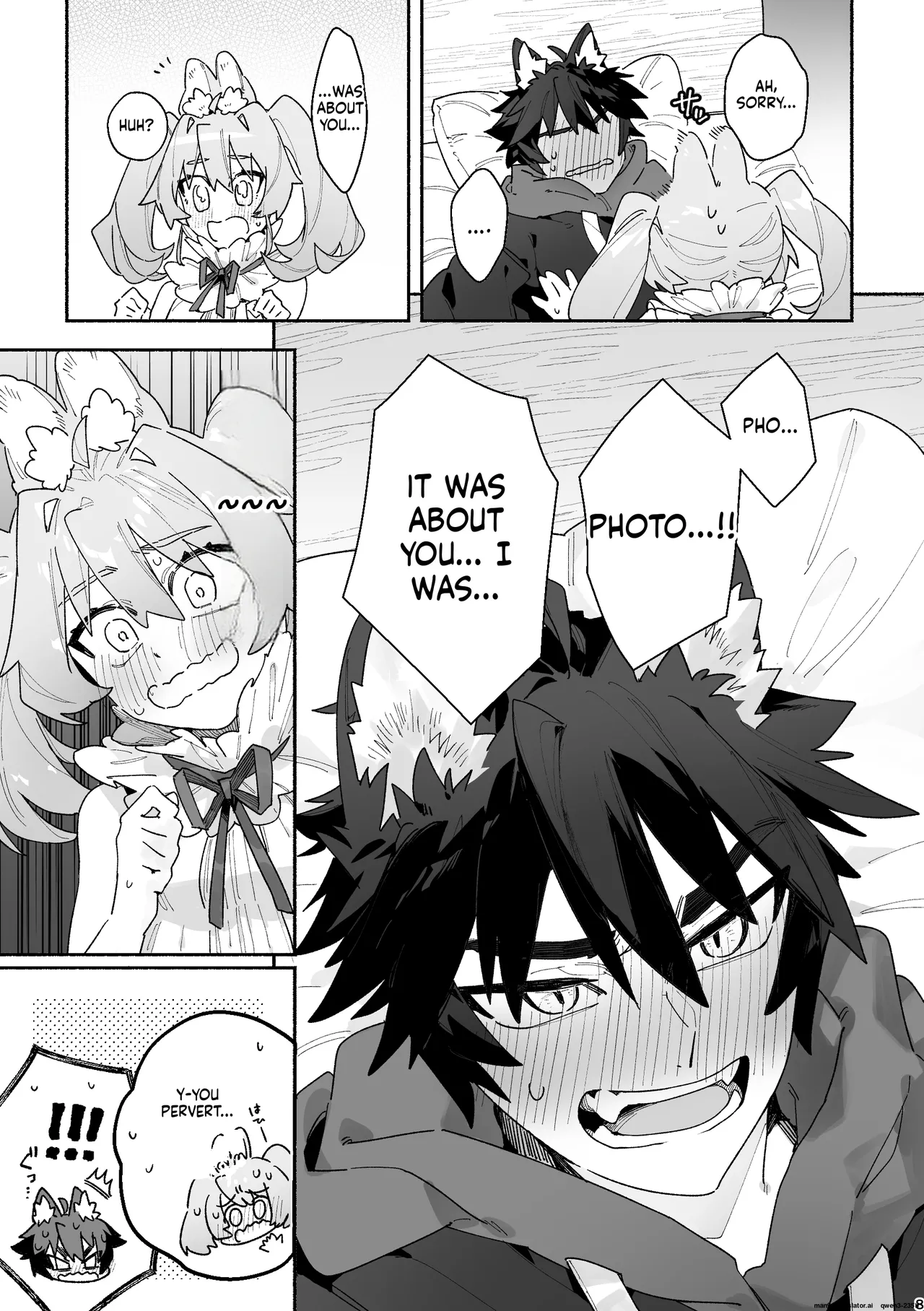 ♂ ga Uke. Usagi-chan x Ookami-kun page 8