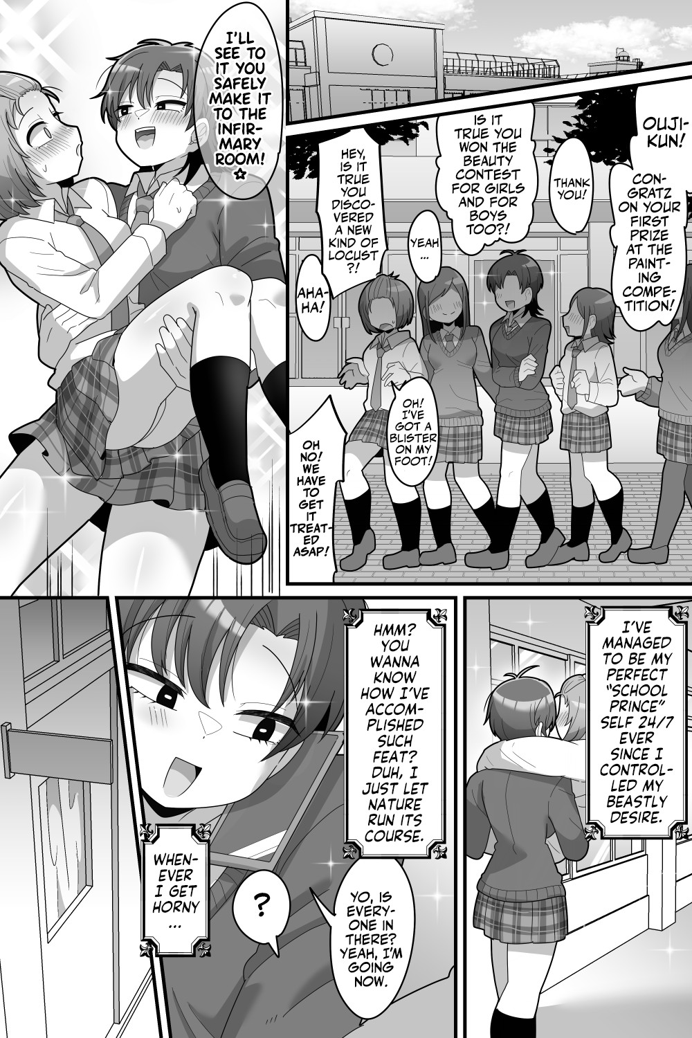 Gakuen no Ouji-sama VS Futanari Chinpo page 40
