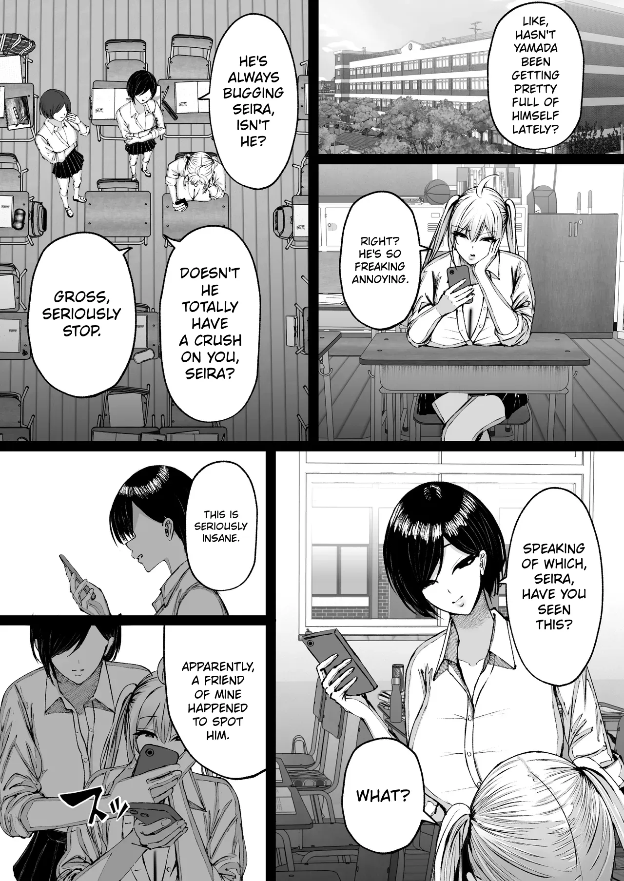 Gakuen Saimin ~Ore o Ijimeru Namaiki Bakunyuu Gal, Jitsu wa Ore no Seishori Pet na Ken w~ page 53
