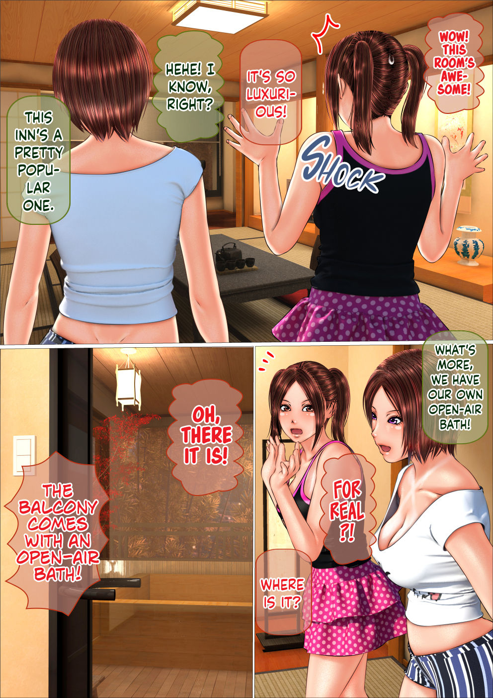 Gal na Imouto to Onsen Ryokan ni Tomattara Shojo Soushitsu Saseru Koto ni Natta Hanashi page 4
