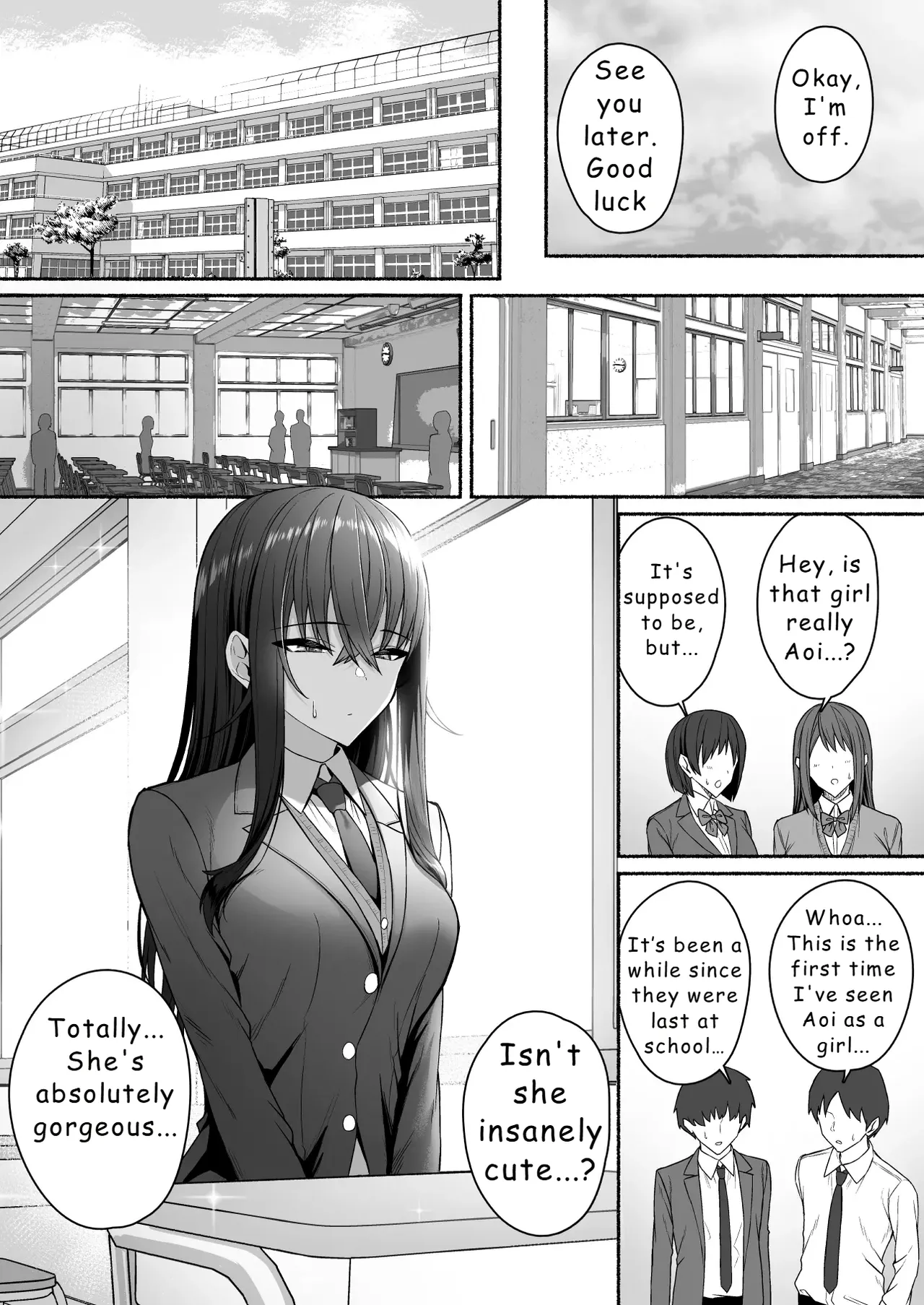 Gal to Boku ga Seibetsu Gyakuten Mesu ni Mezameru Boku page 10