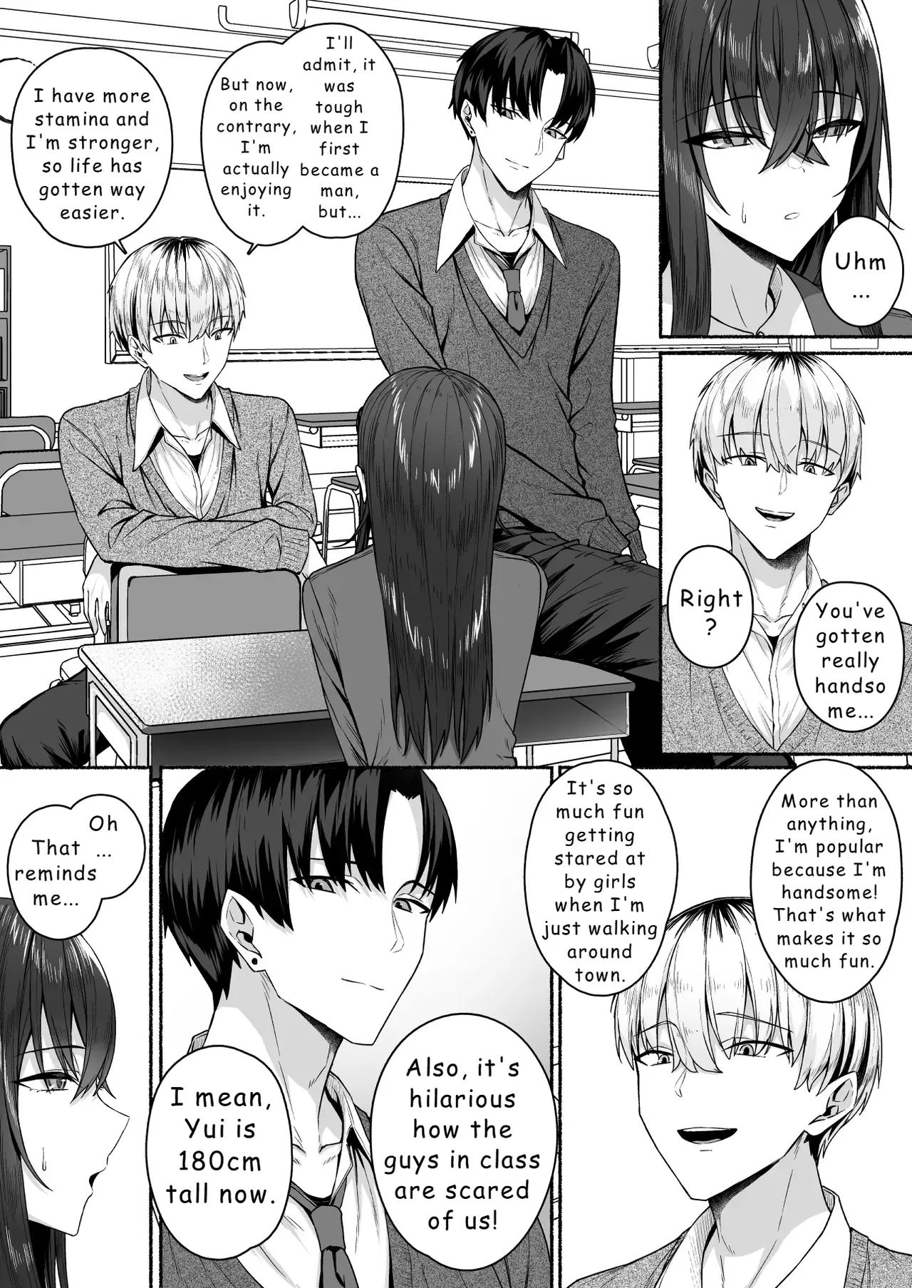 Gal to Boku ga Seibetsu Gyakuten Mesu ni Mezameru Boku page 13