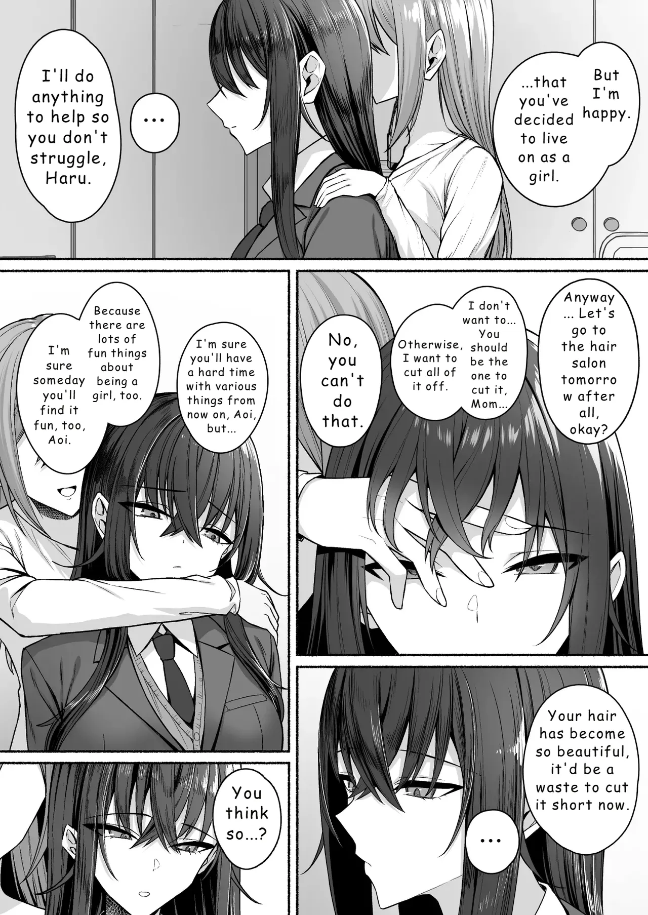 Gal to Boku ga Seibetsu Gyakuten Mesu ni Mezameru Boku page 9