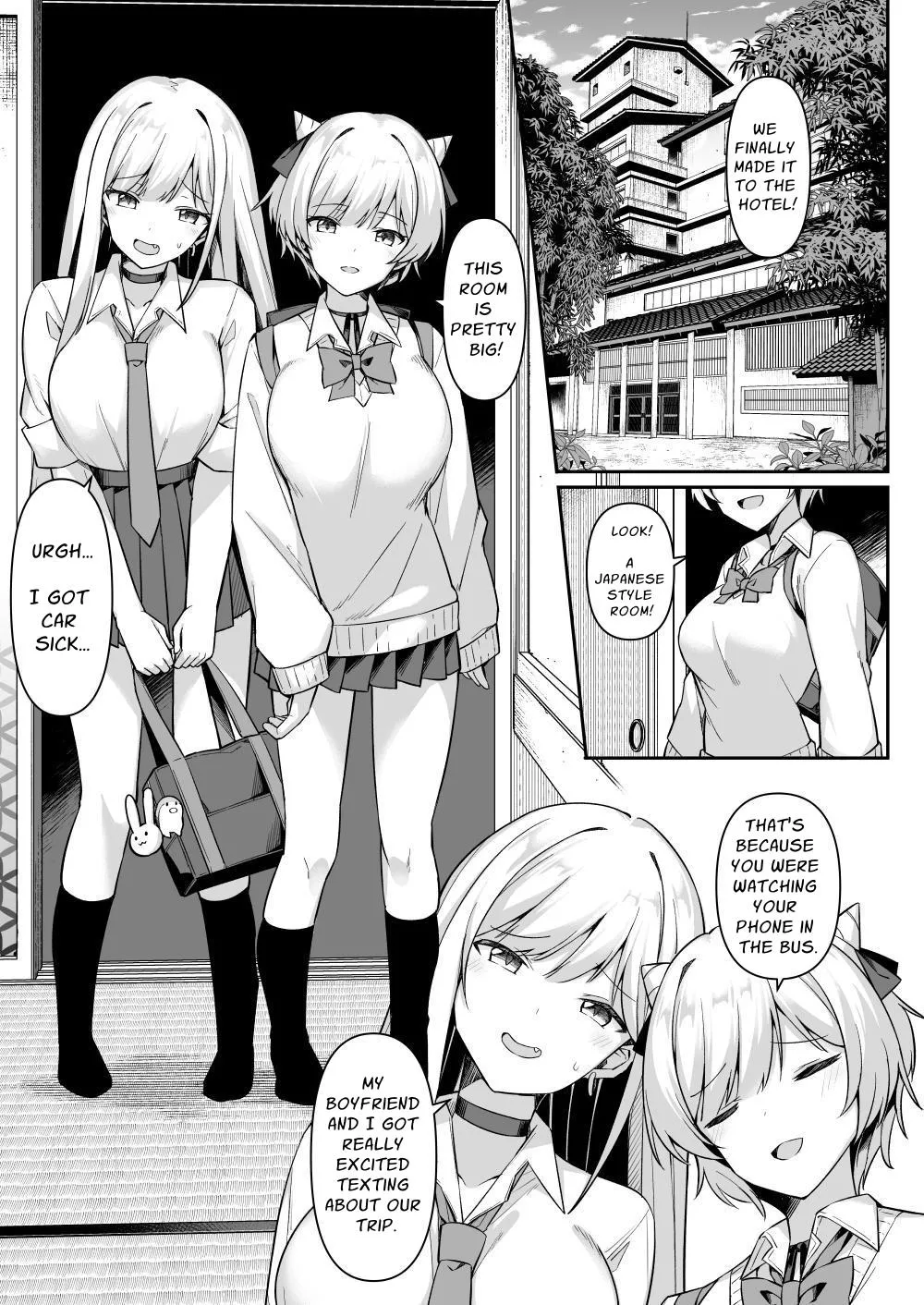 Gals on a Hot-spring Inn Trip are Shown Who's Boss by their Big Dick Waiter page 3